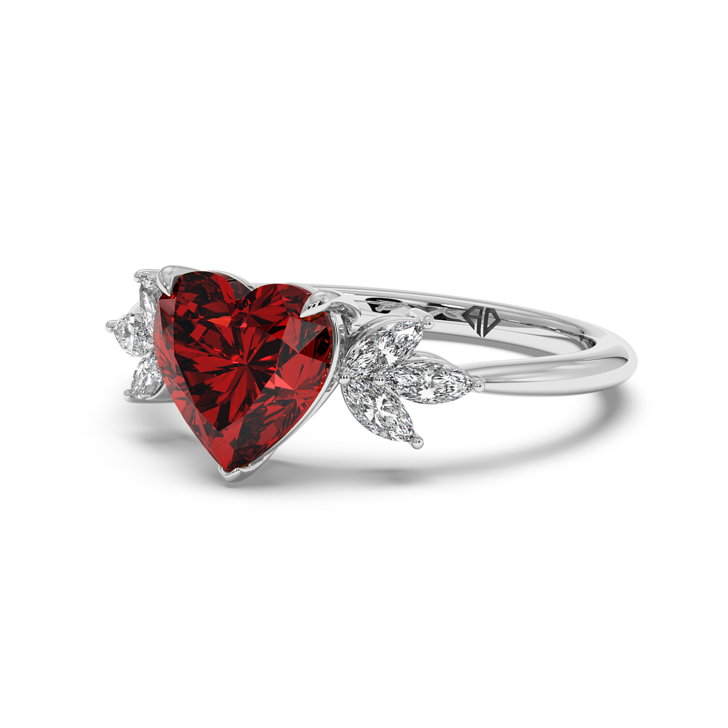 Platinum Heidi Engagement Ring