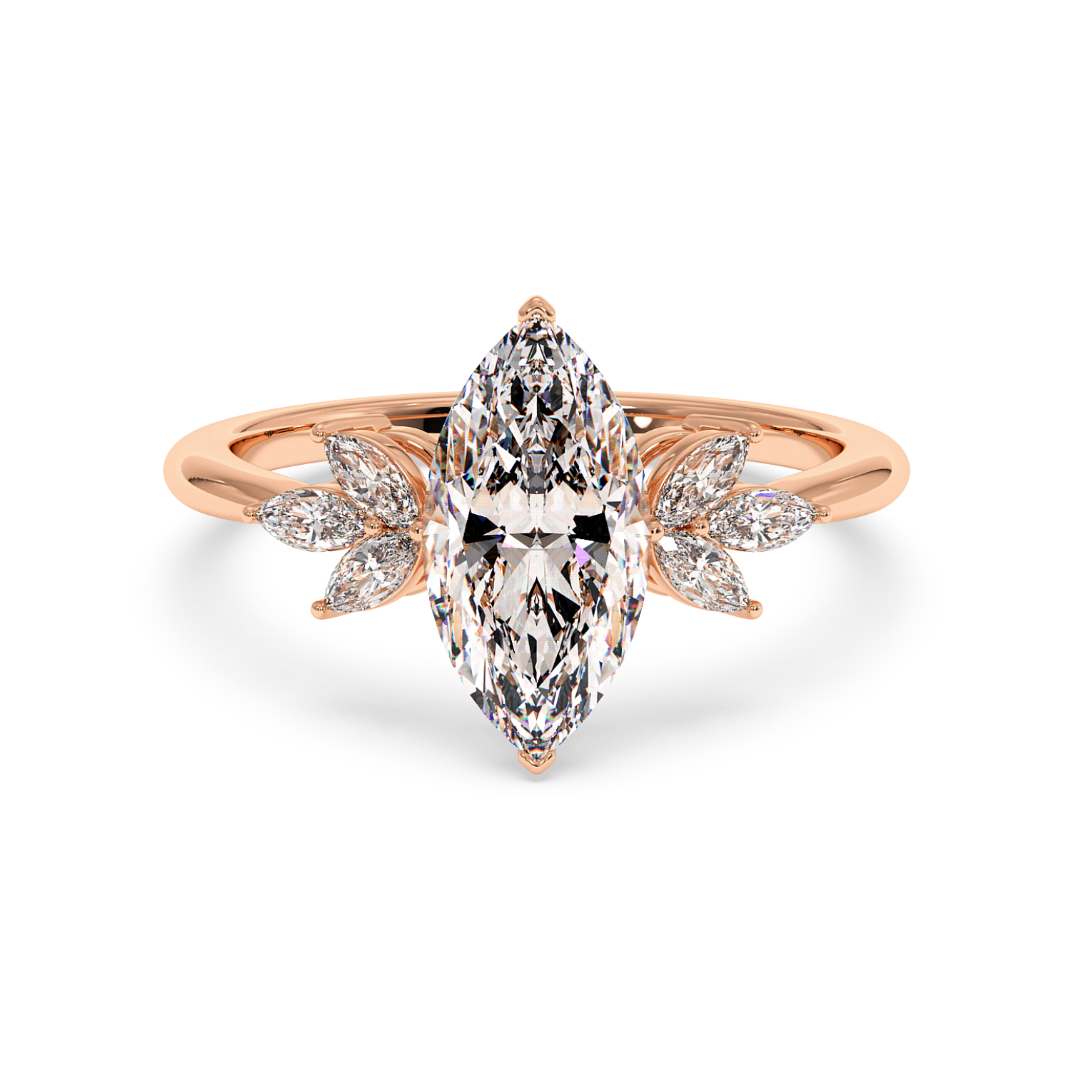 18K Rose Gold Heidi Engagement Ring