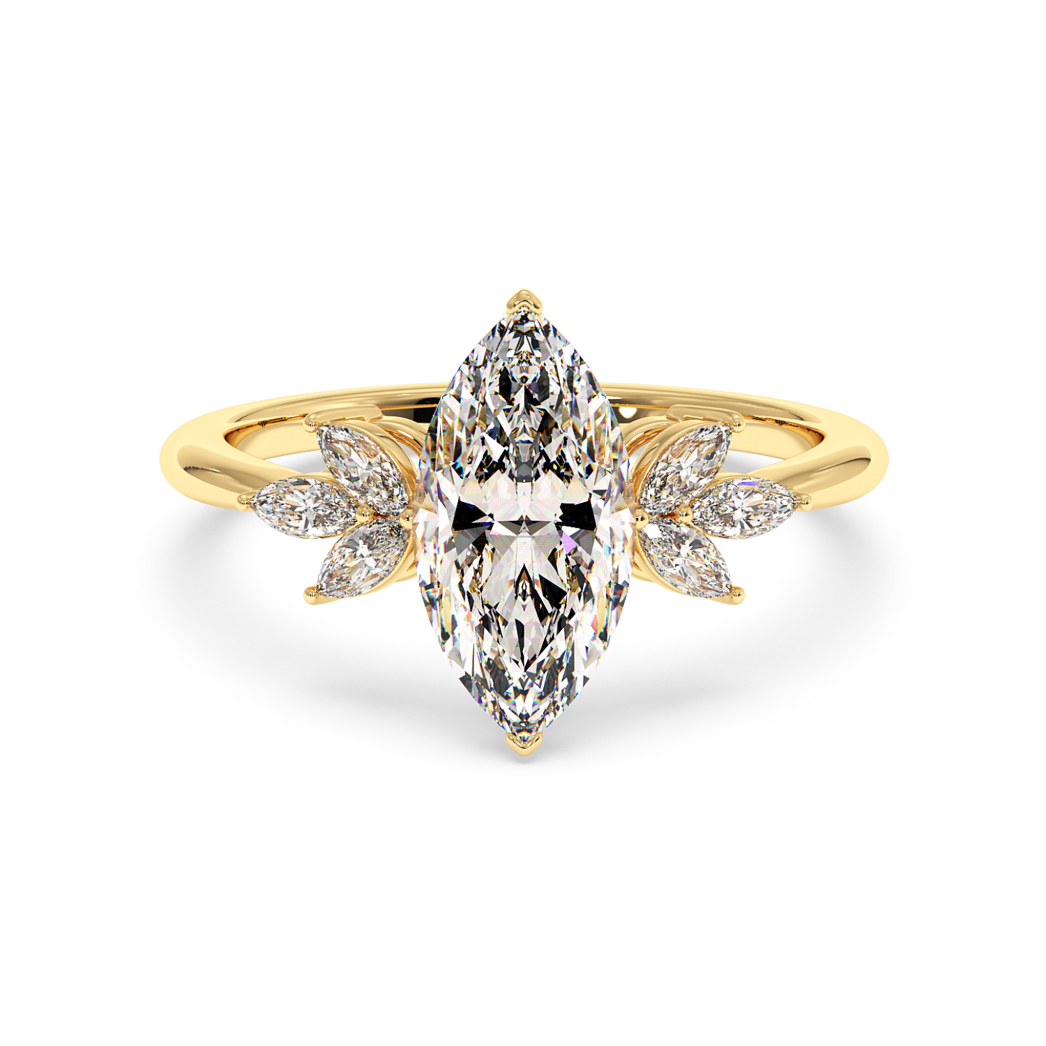 18K Yellow Gold Heidi Engagement Ring