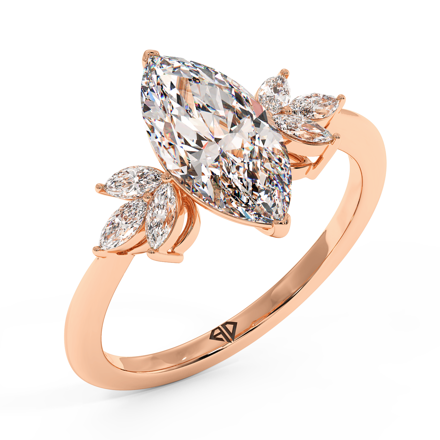 18K Rose Gold Heidi Engagement Ring