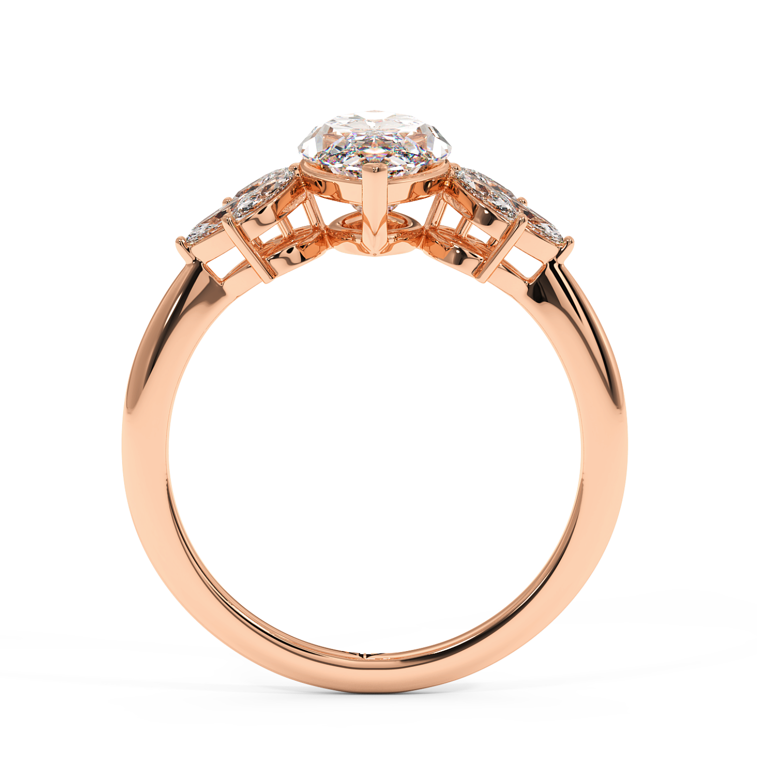 18K Rose Gold Heidi Engagement Ring