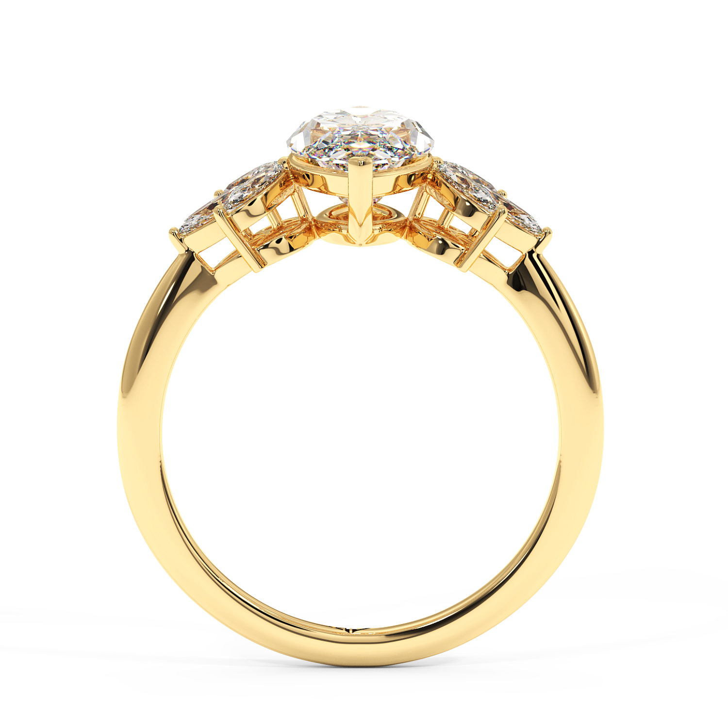 18K Yellow Gold Heidi Engagement Ring