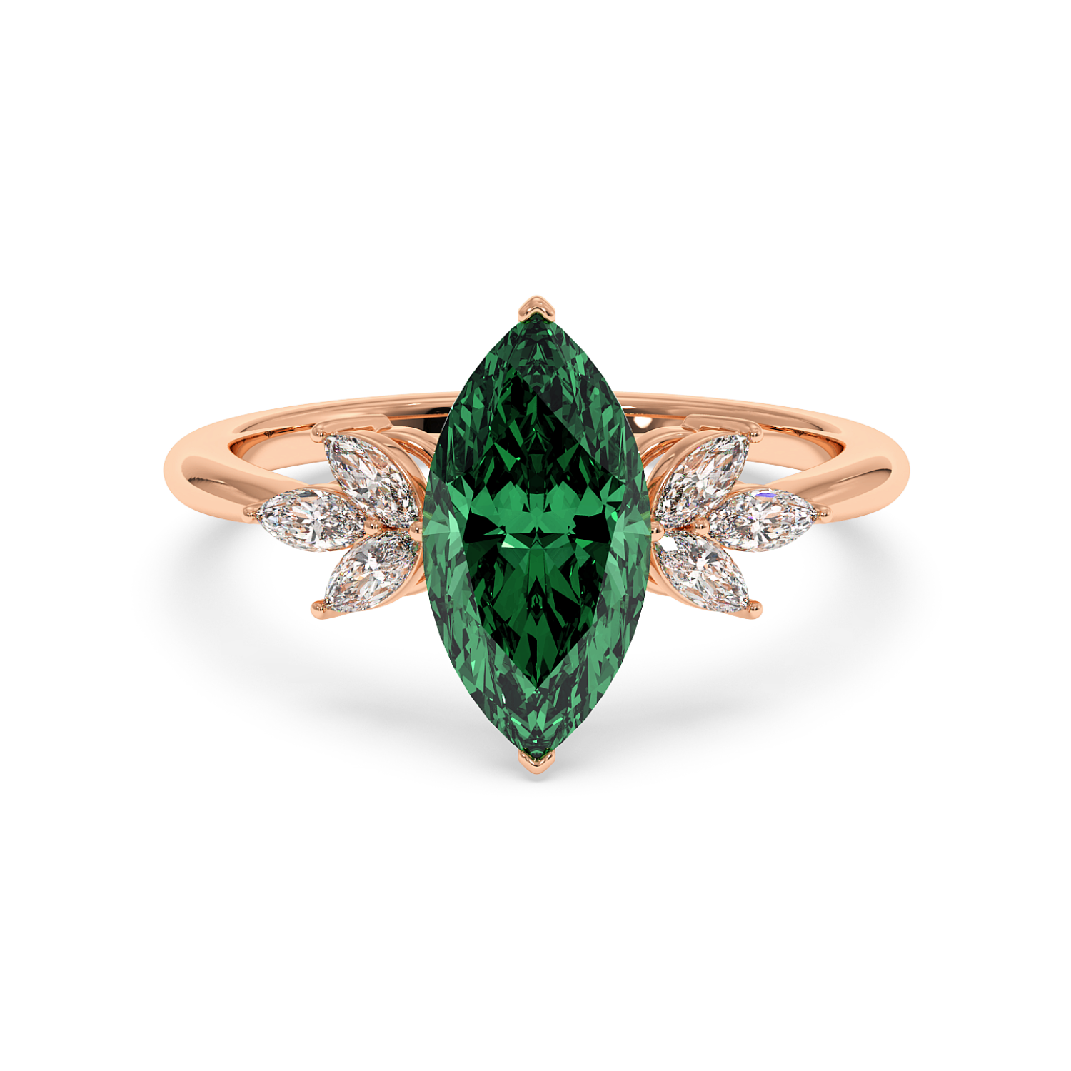 18K Rose Gold Heidi Engagement Ring