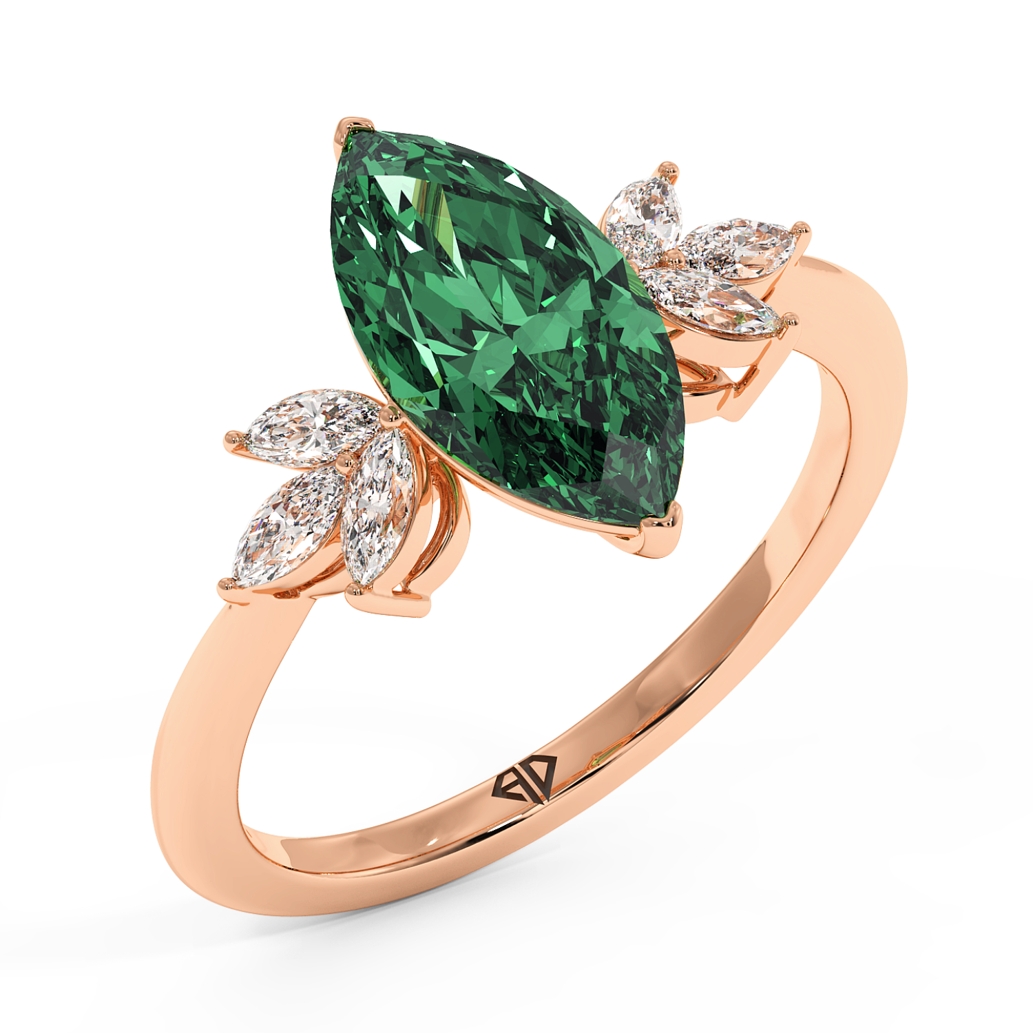 18K Rose Gold Heidi Engagement Ring