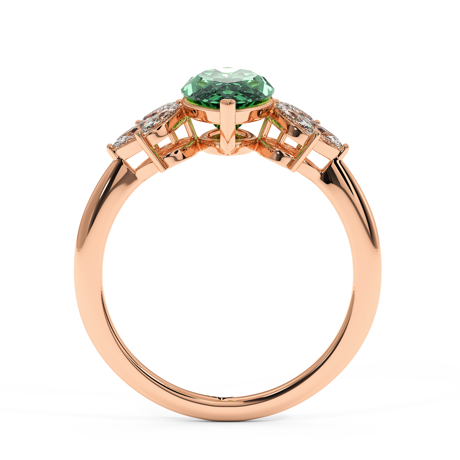 18K Rose Gold Heidi Engagement Ring