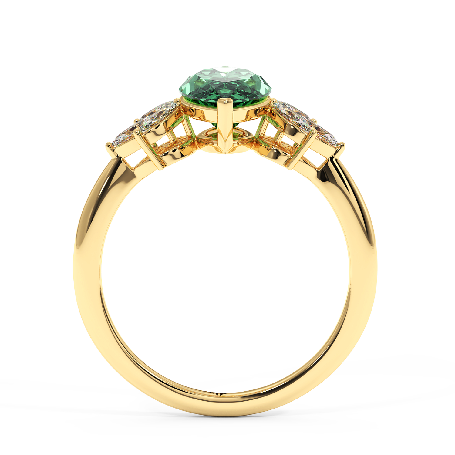 18K Yellow Gold Heidi Engagement Ring