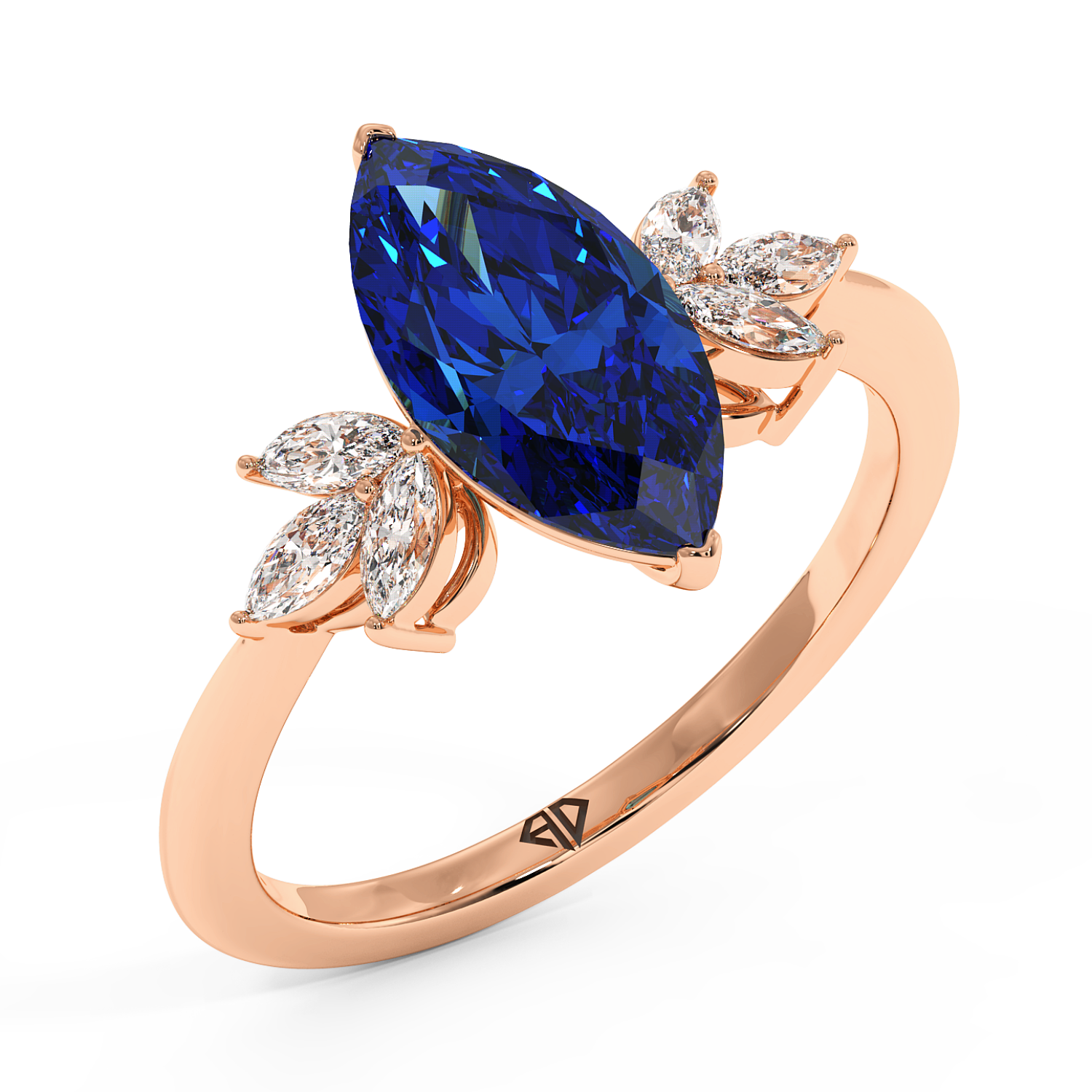 18K Rose Gold Heidi Engagement Ring