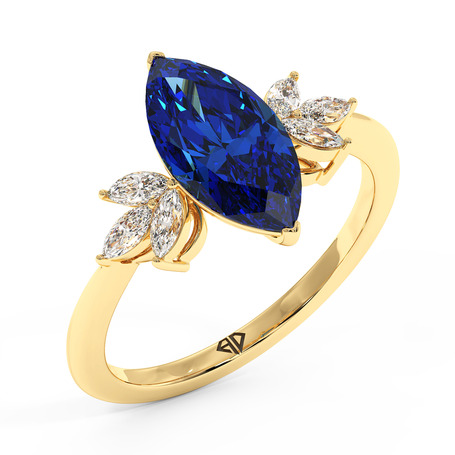 18K Yellow Gold Heidi Engagement Ring