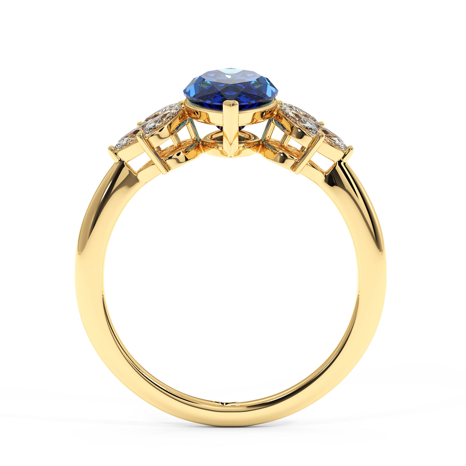 18K Yellow Gold Heidi Engagement Ring