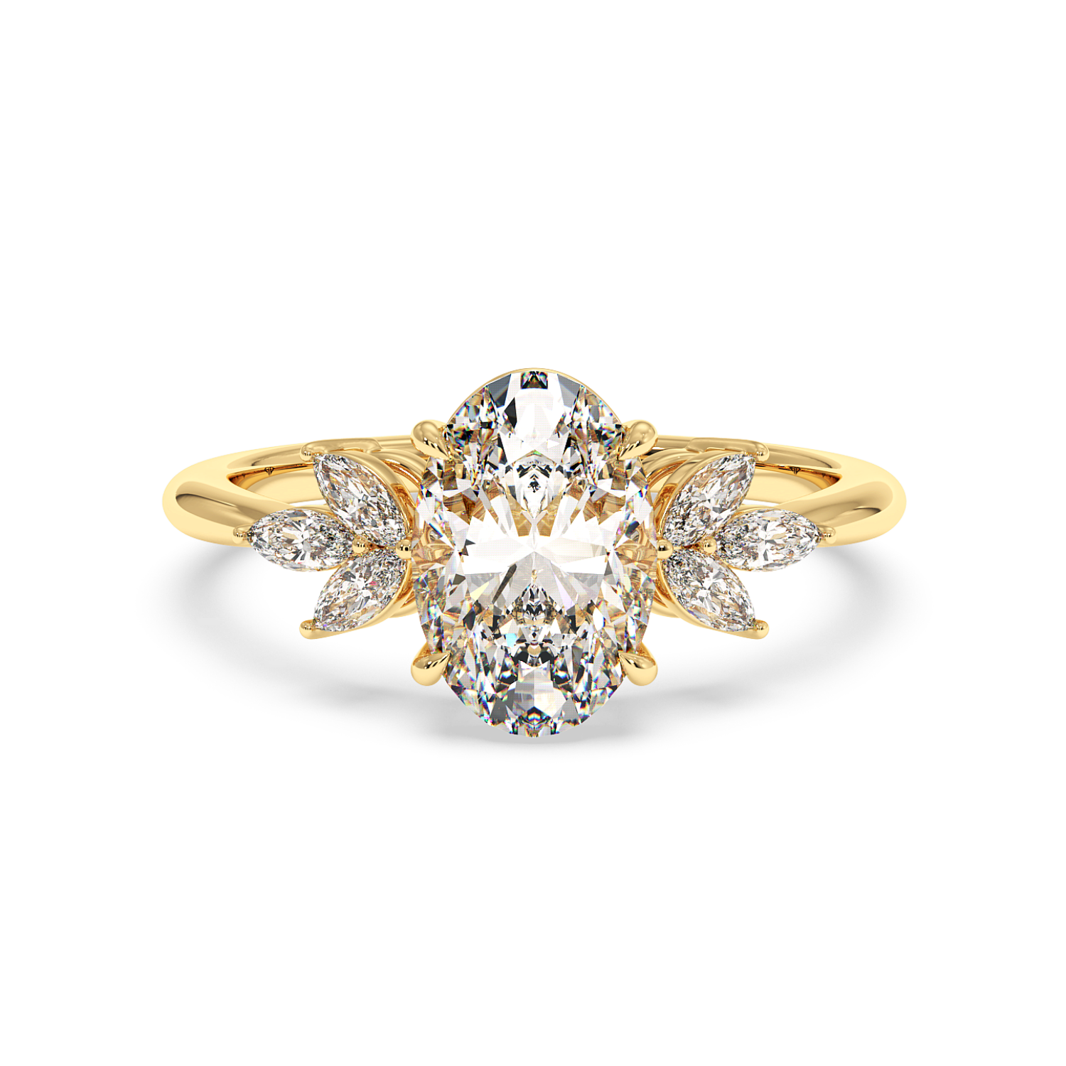 18K Yellow Gold Heidi Engagement Ring