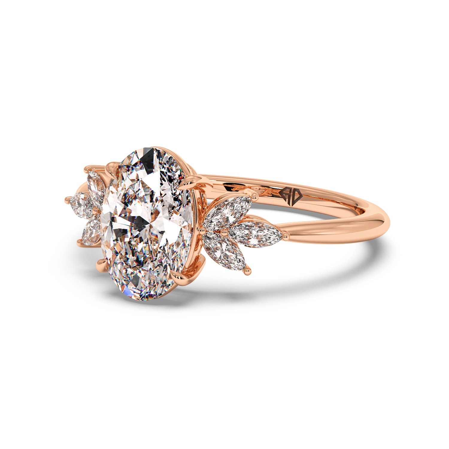 18K Rose Gold Heidi Engagement Ring