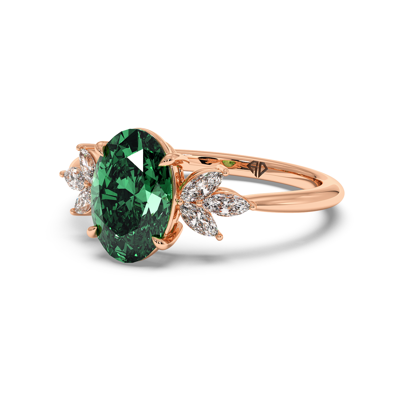 18K Rose Gold Heidi Engagement Ring