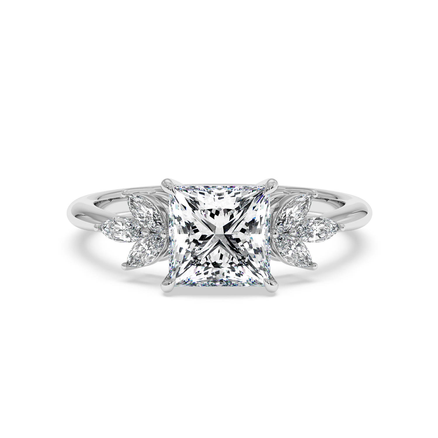 Platinum Heidi Engagement Ring