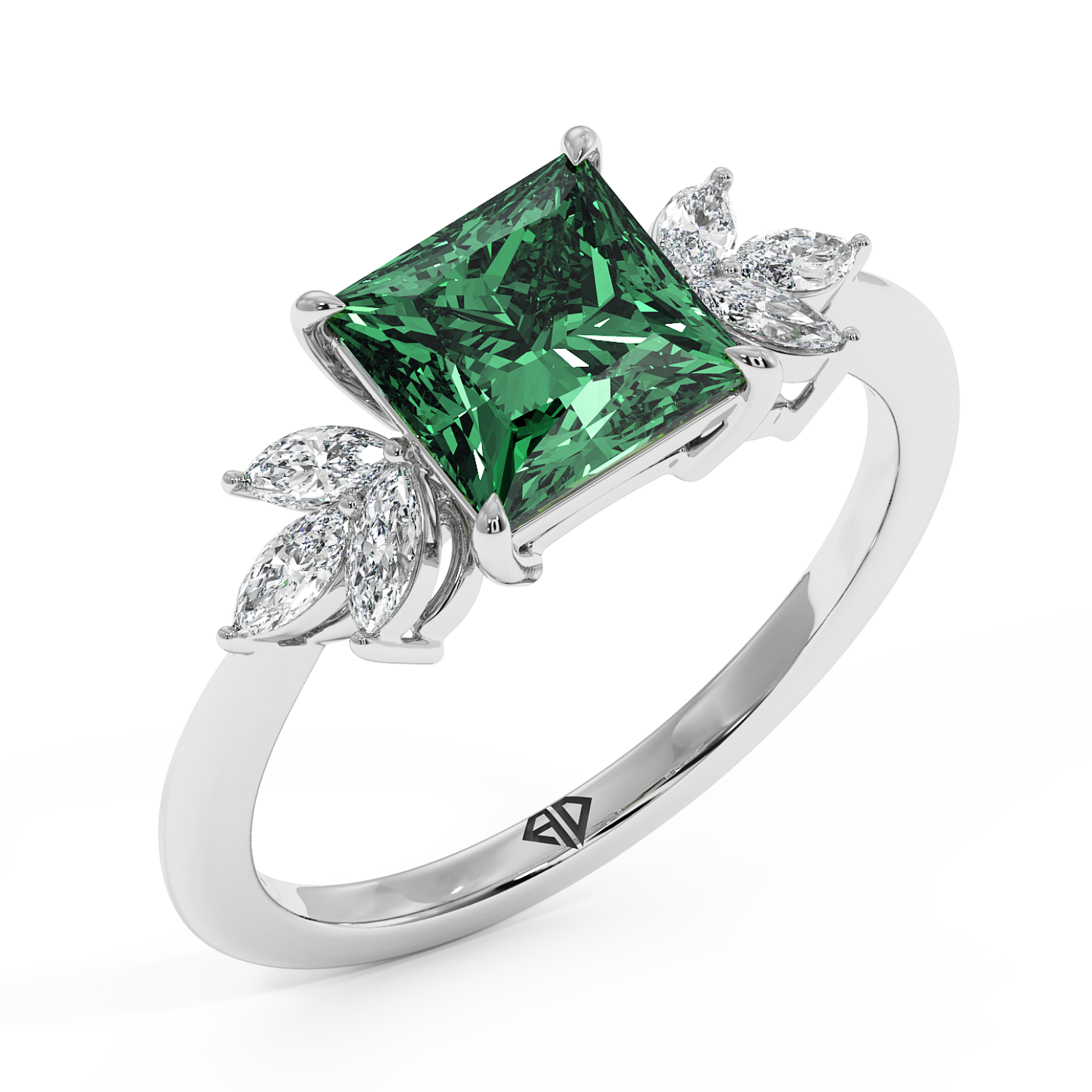 Platinum Heidi Engagement Ring