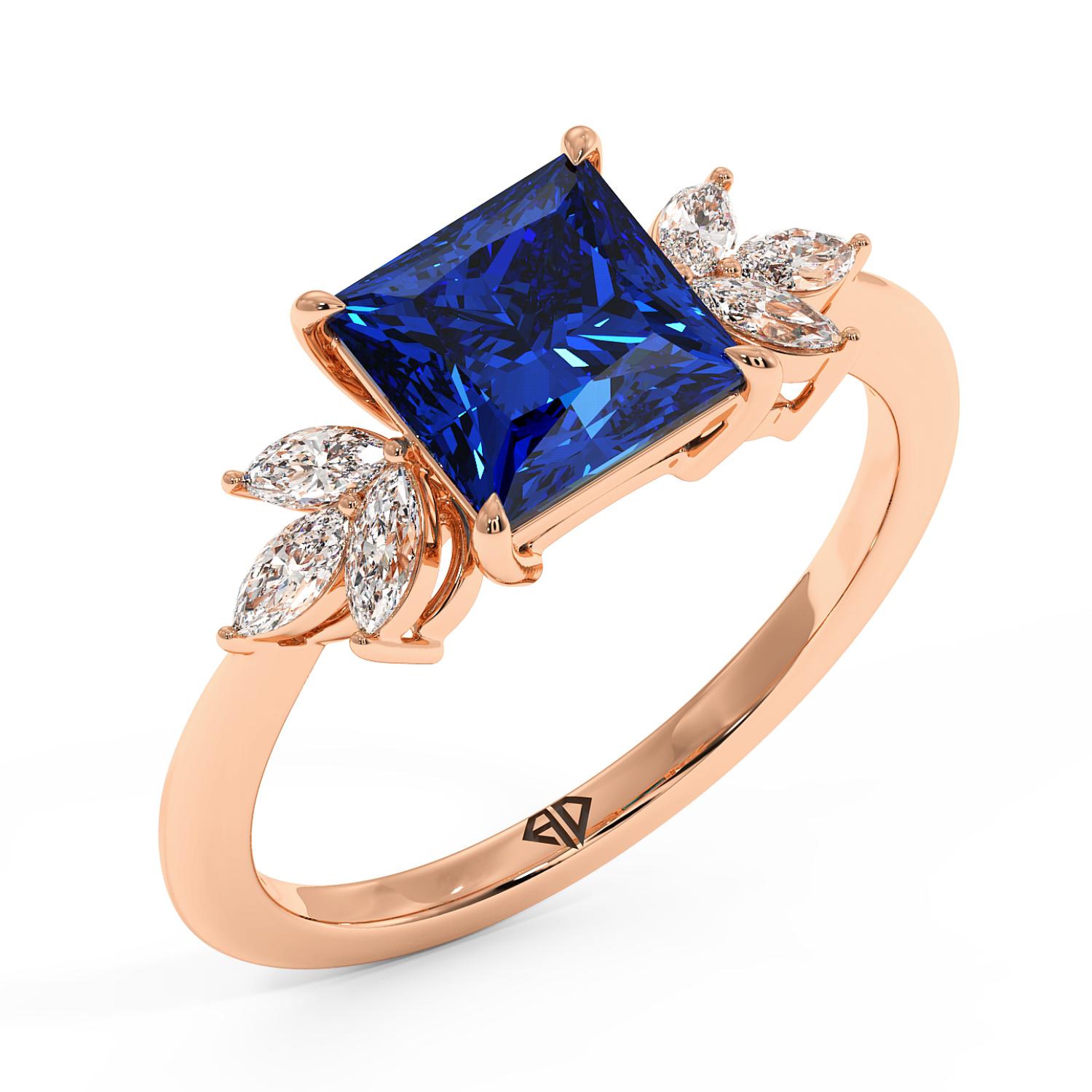 18K Rose Gold Heidi Engagement Ring