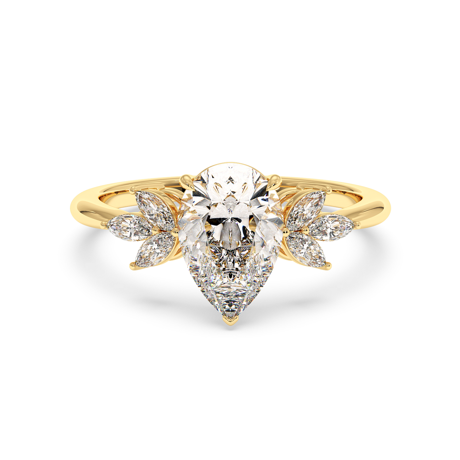 18K Yellow Gold Heidi Engagement Ring