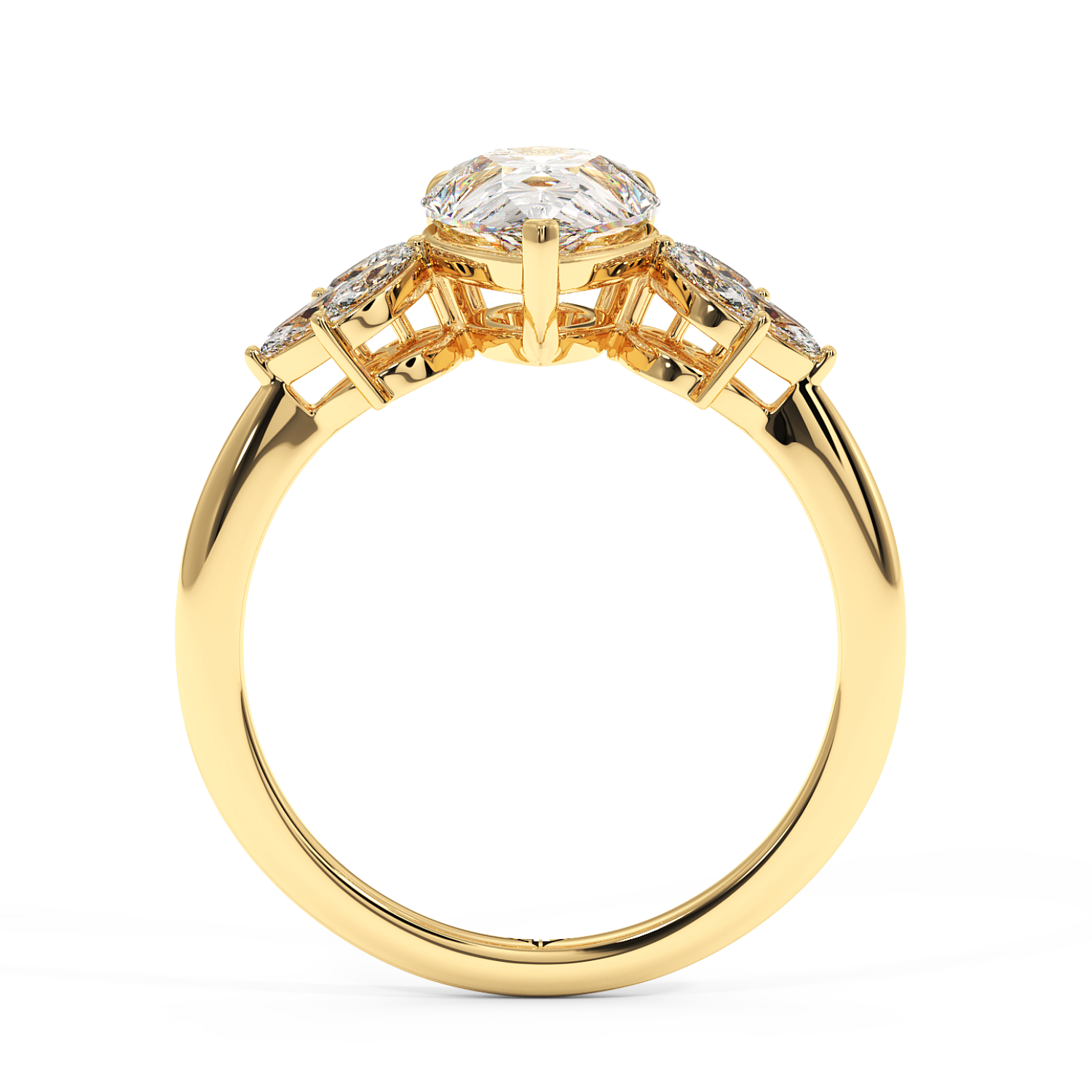 18K Yellow Gold Heidi Engagement Ring