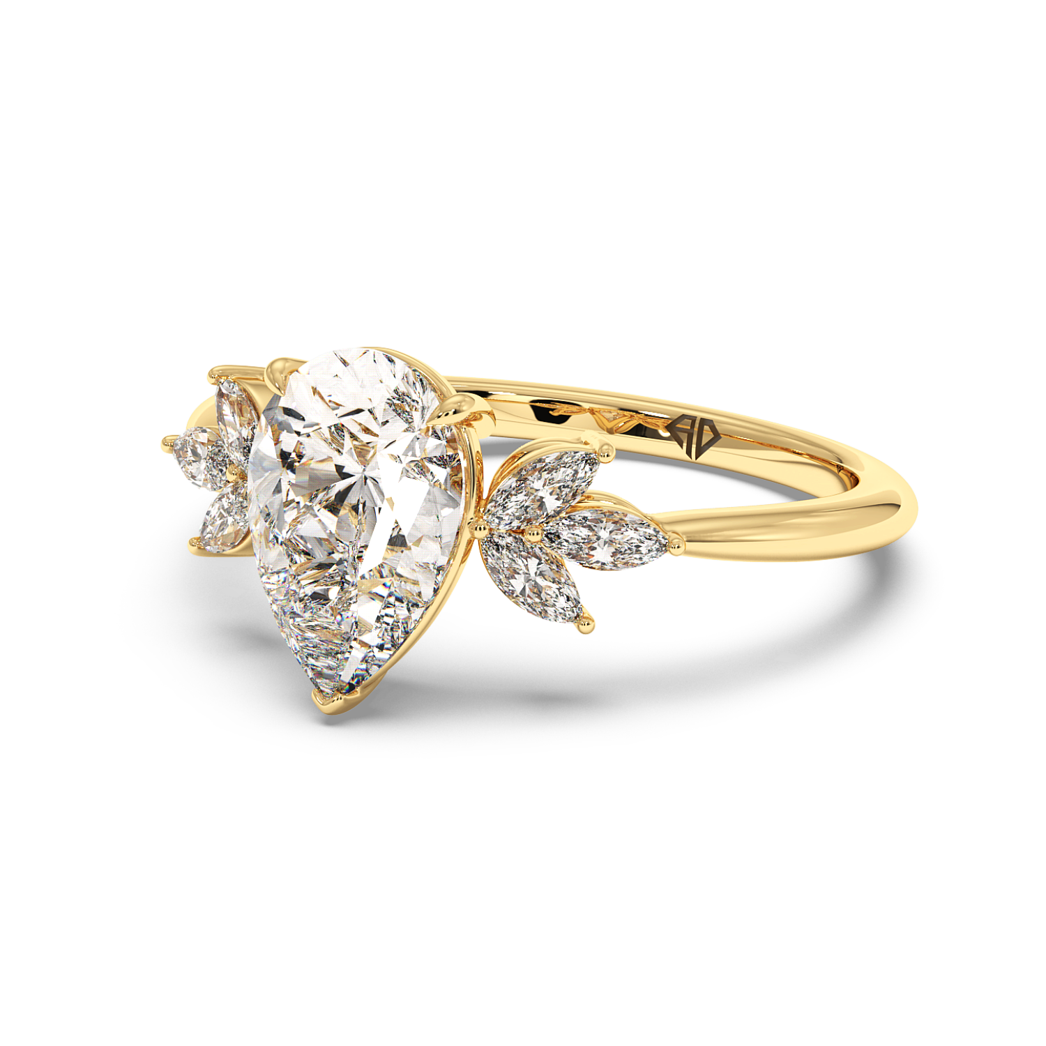18K Yellow Gold Heidi Engagement Ring