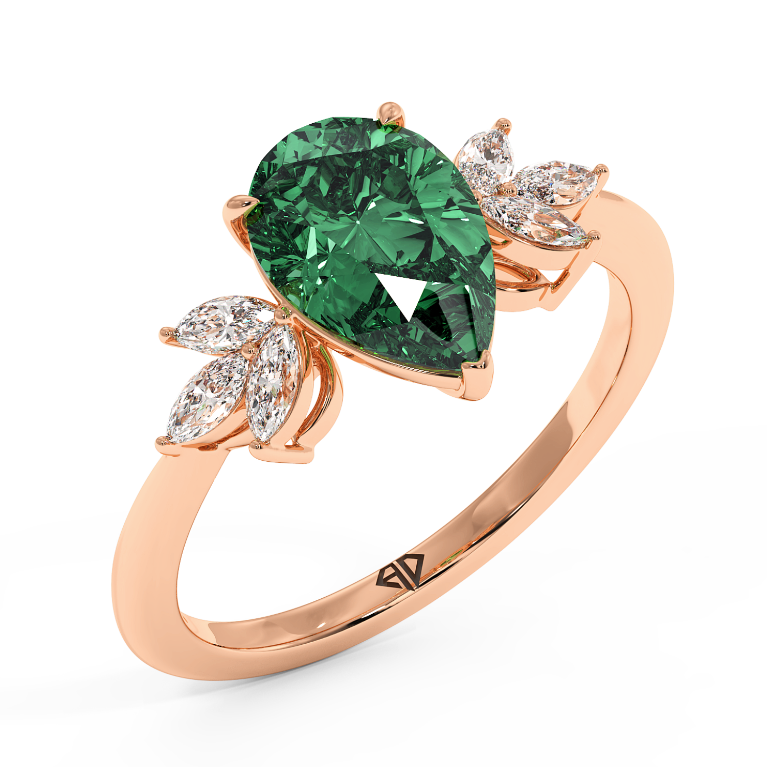 18K Rose Gold Heidi Engagement Ring