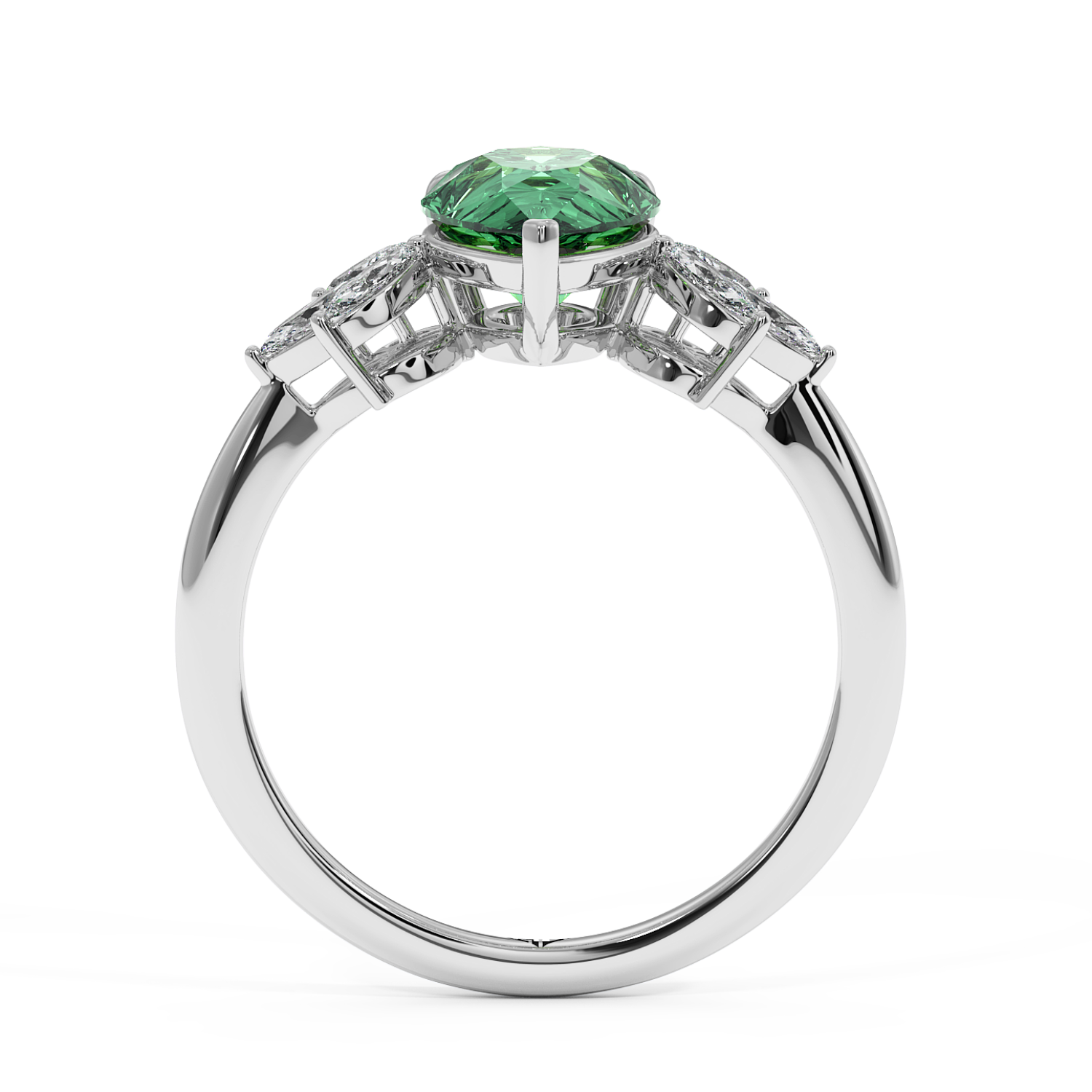 Platinum Heidi Engagement Ring