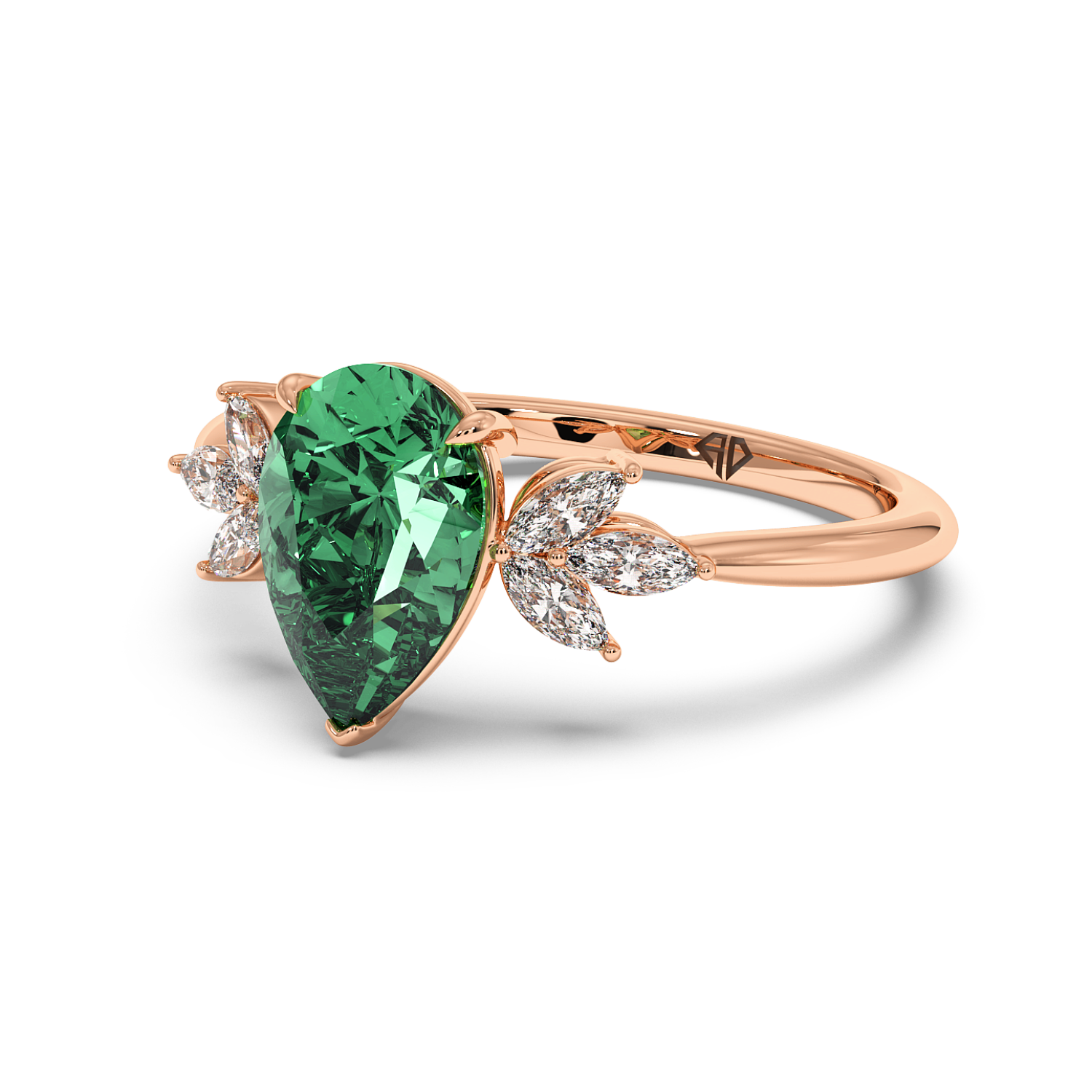 18K Rose Gold Heidi Engagement Ring