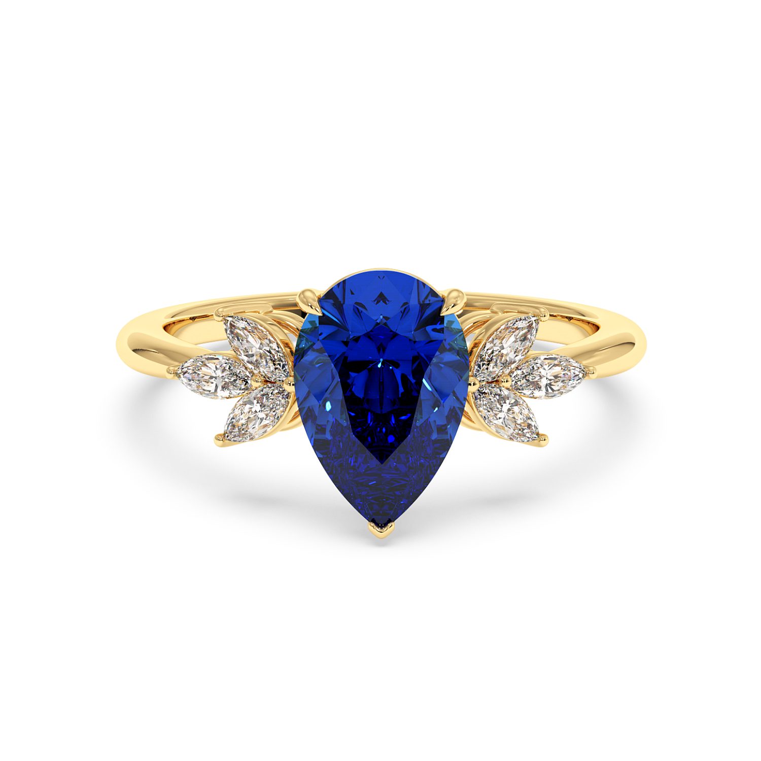 18K Yellow Gold Heidi Engagement Ring