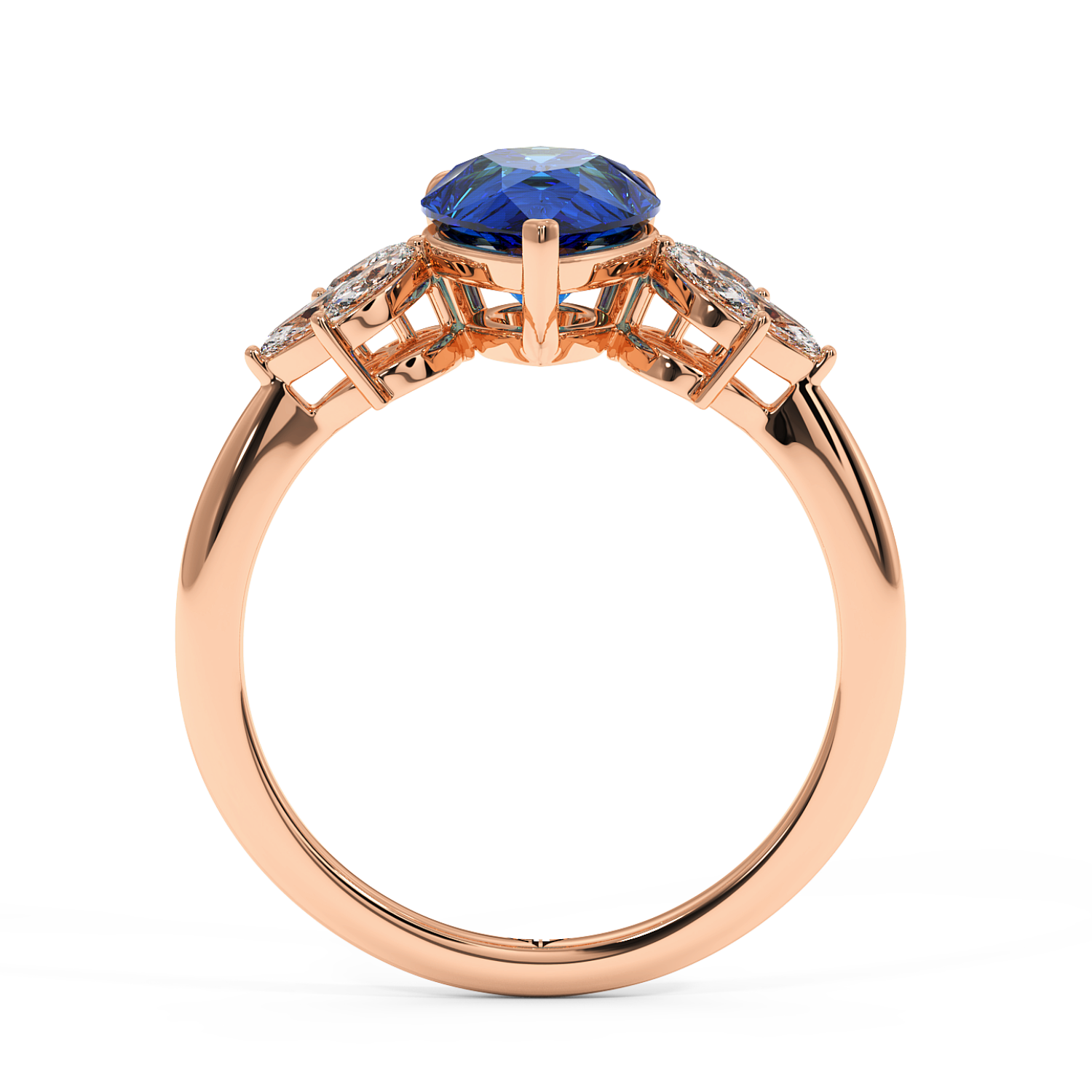 18K Rose Gold Heidi Engagement Ring