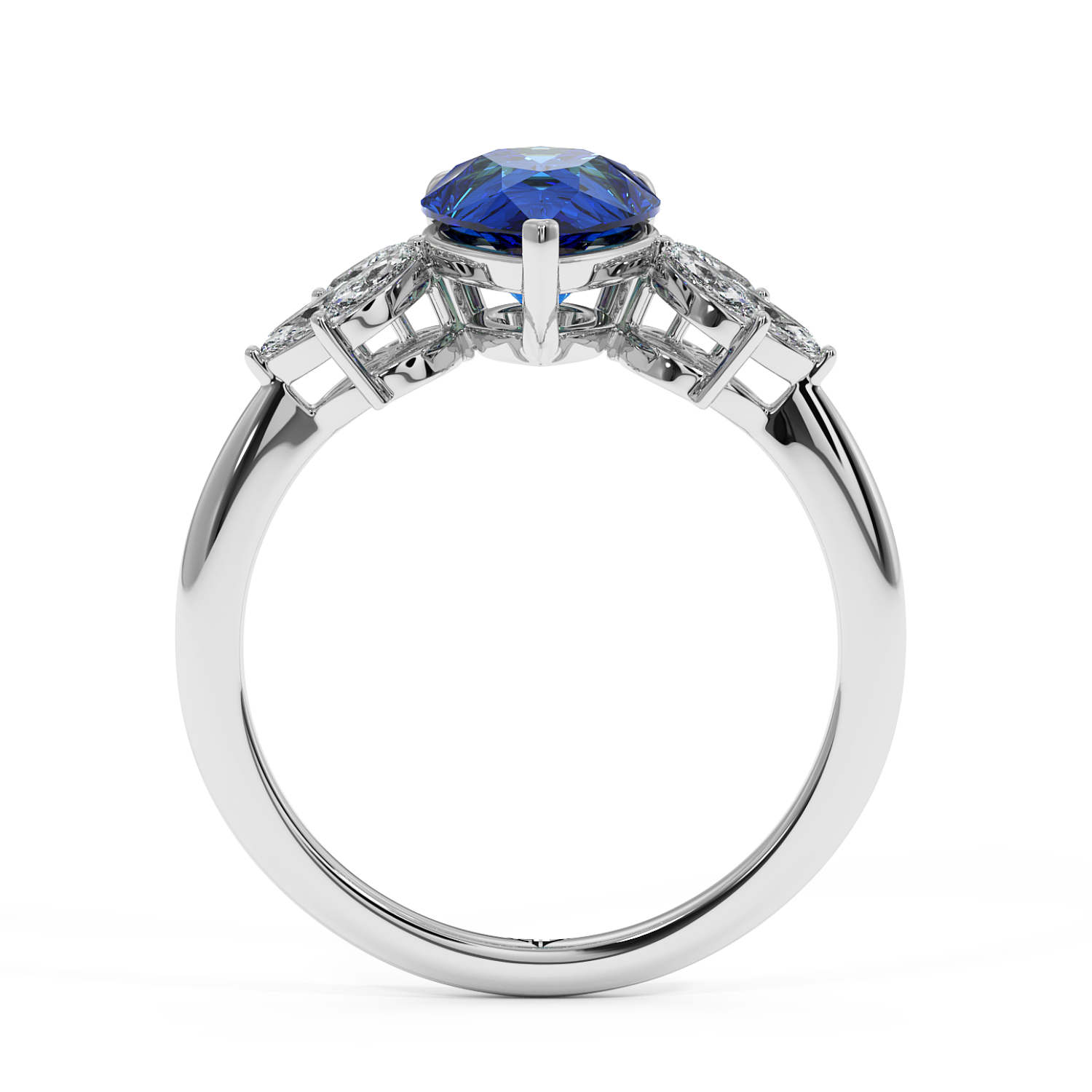 Platinum Heidi Engagement Ring