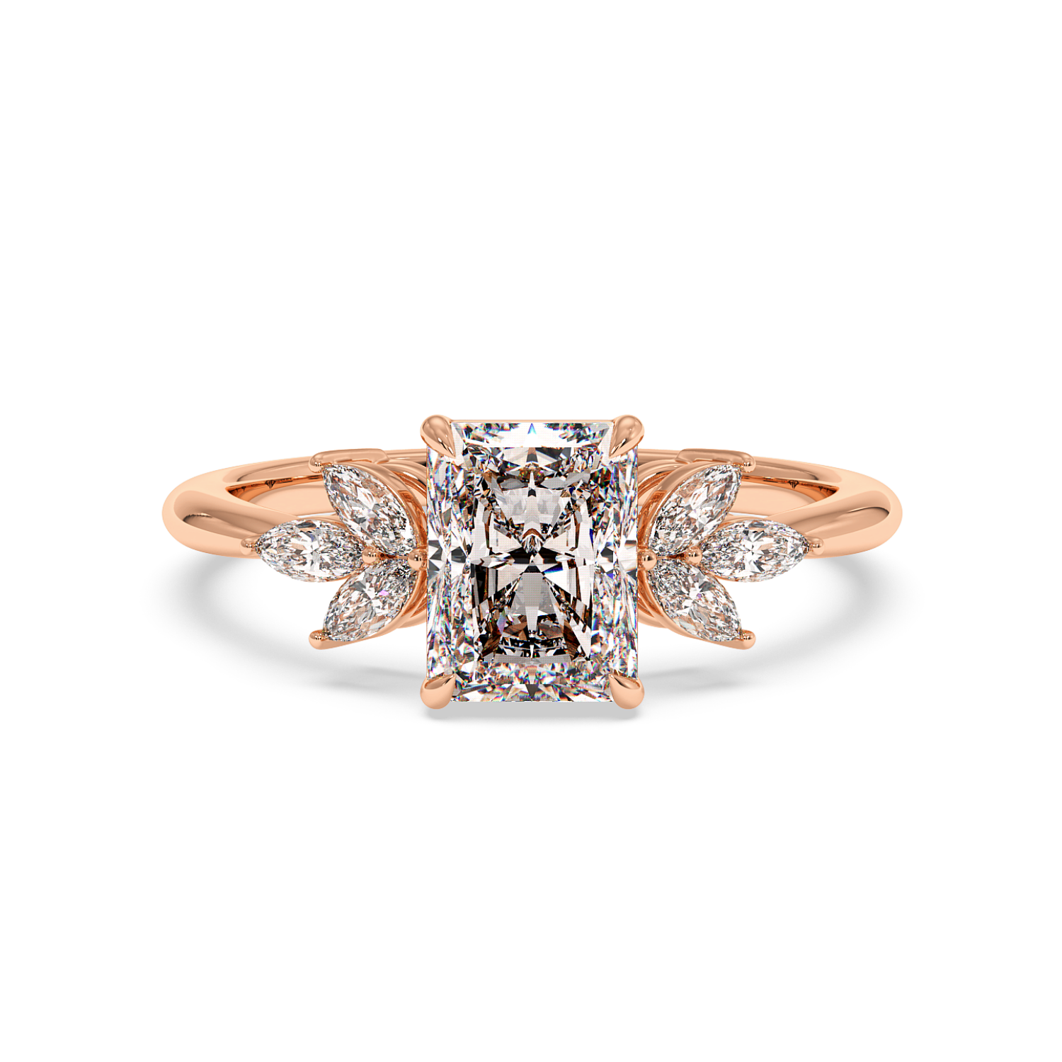 18K Rose Gold Heidi Engagement Ring