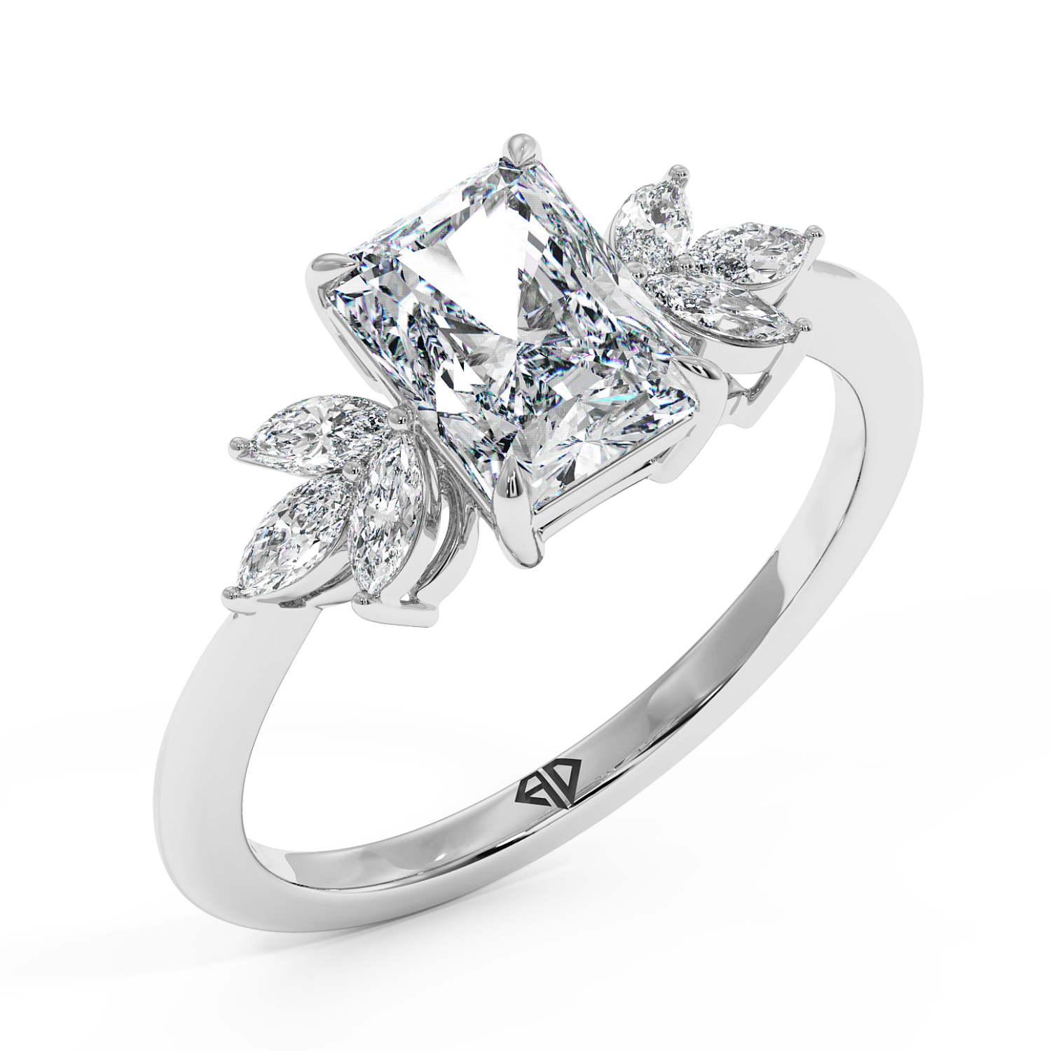 Platinum Heidi Engagement Ring