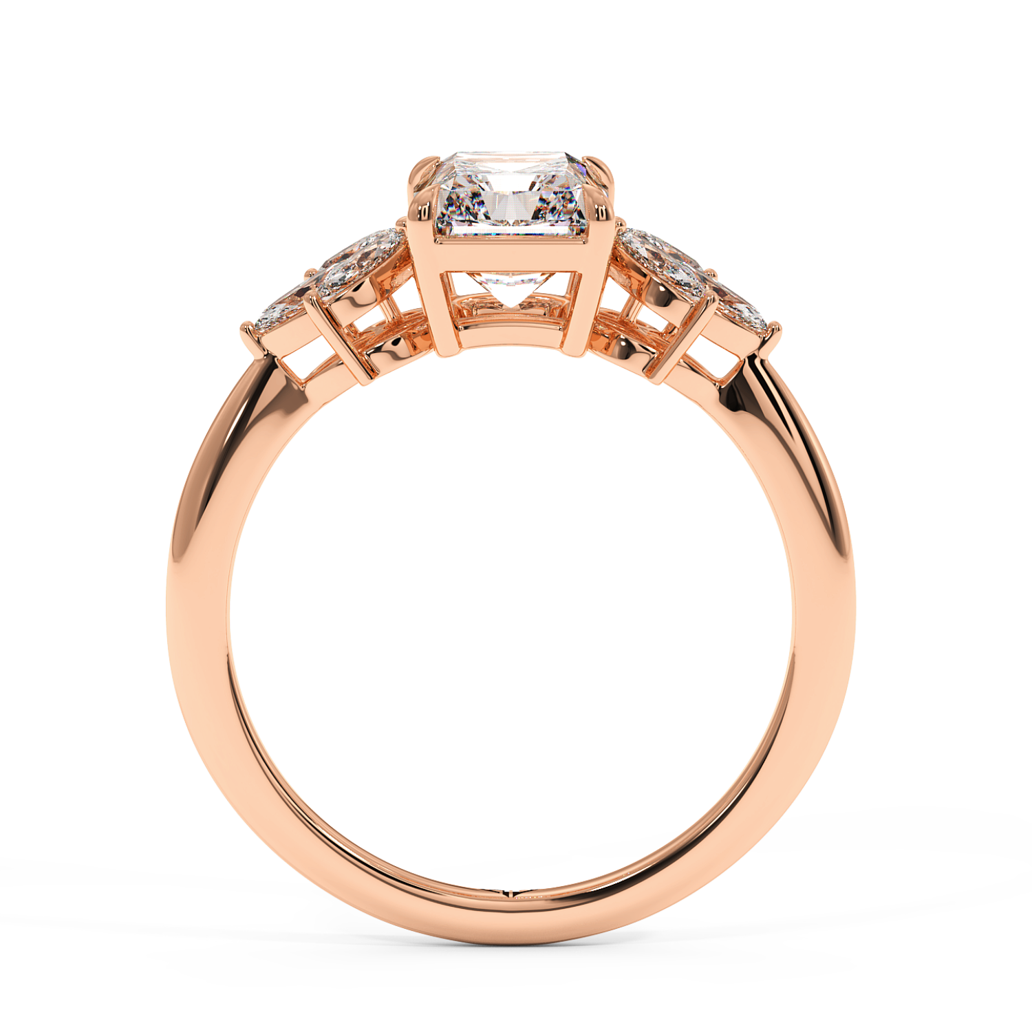 18K Rose Gold Heidi Engagement Ring