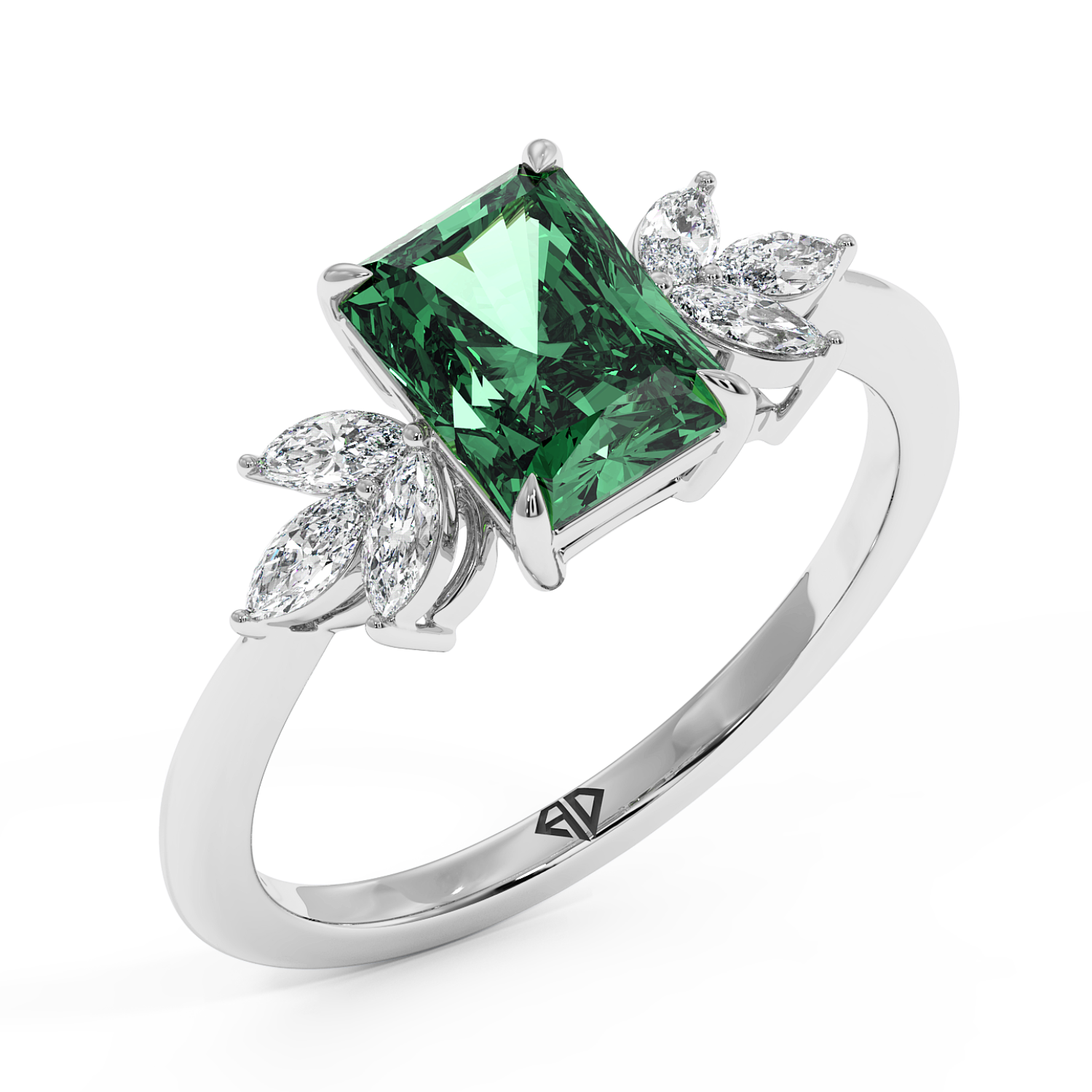 18K White Gold Heidi Engagement Ring