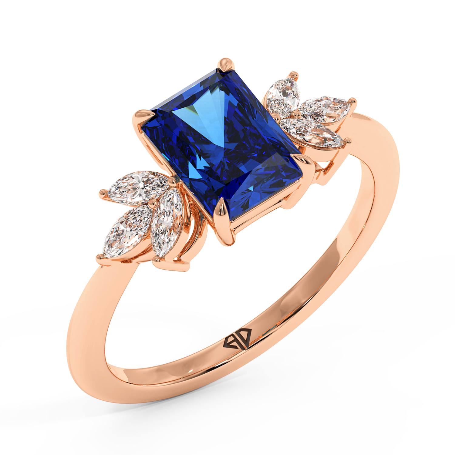 18K Rose Gold Heidi Engagement Ring