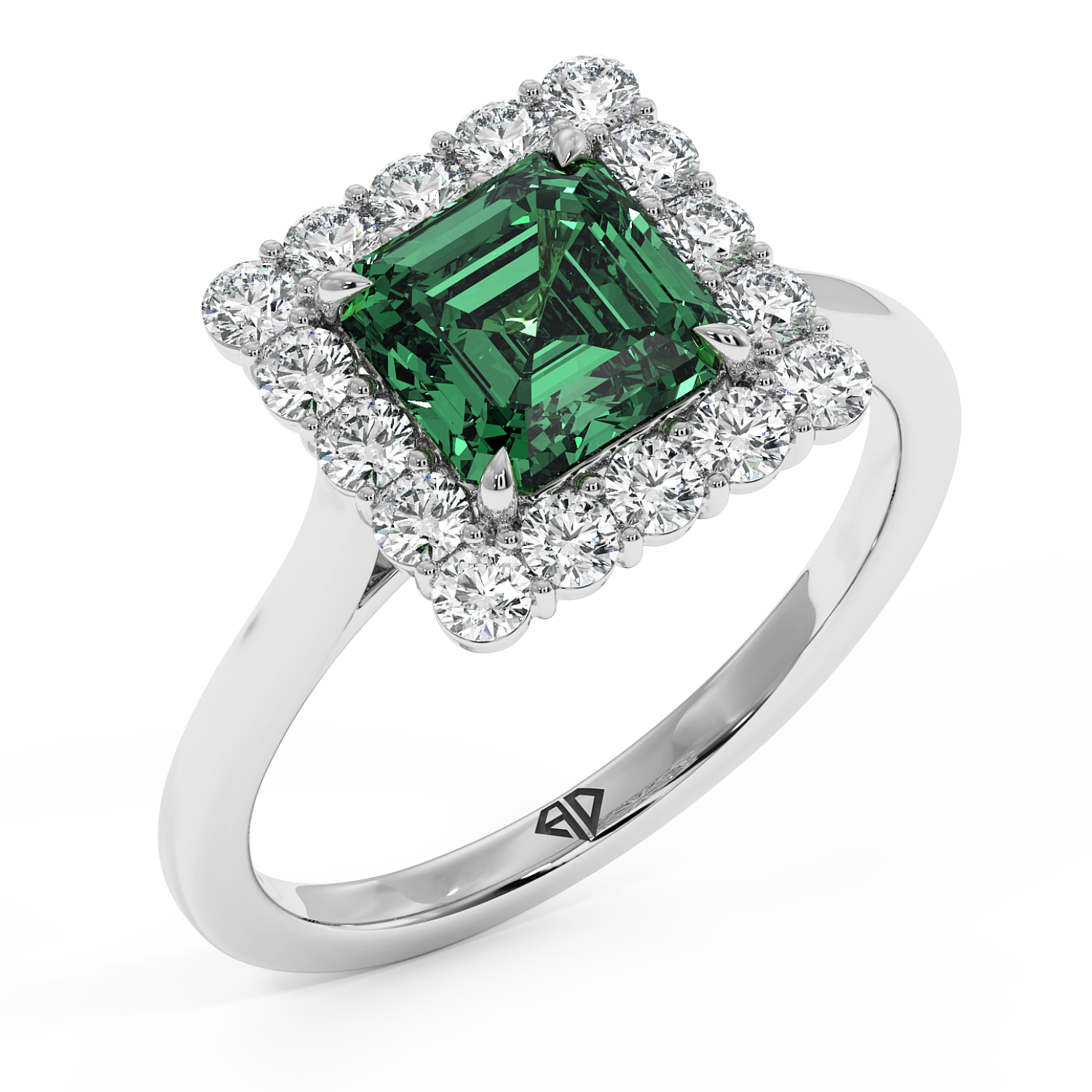 18K White Gold Matilda Engagement Ring