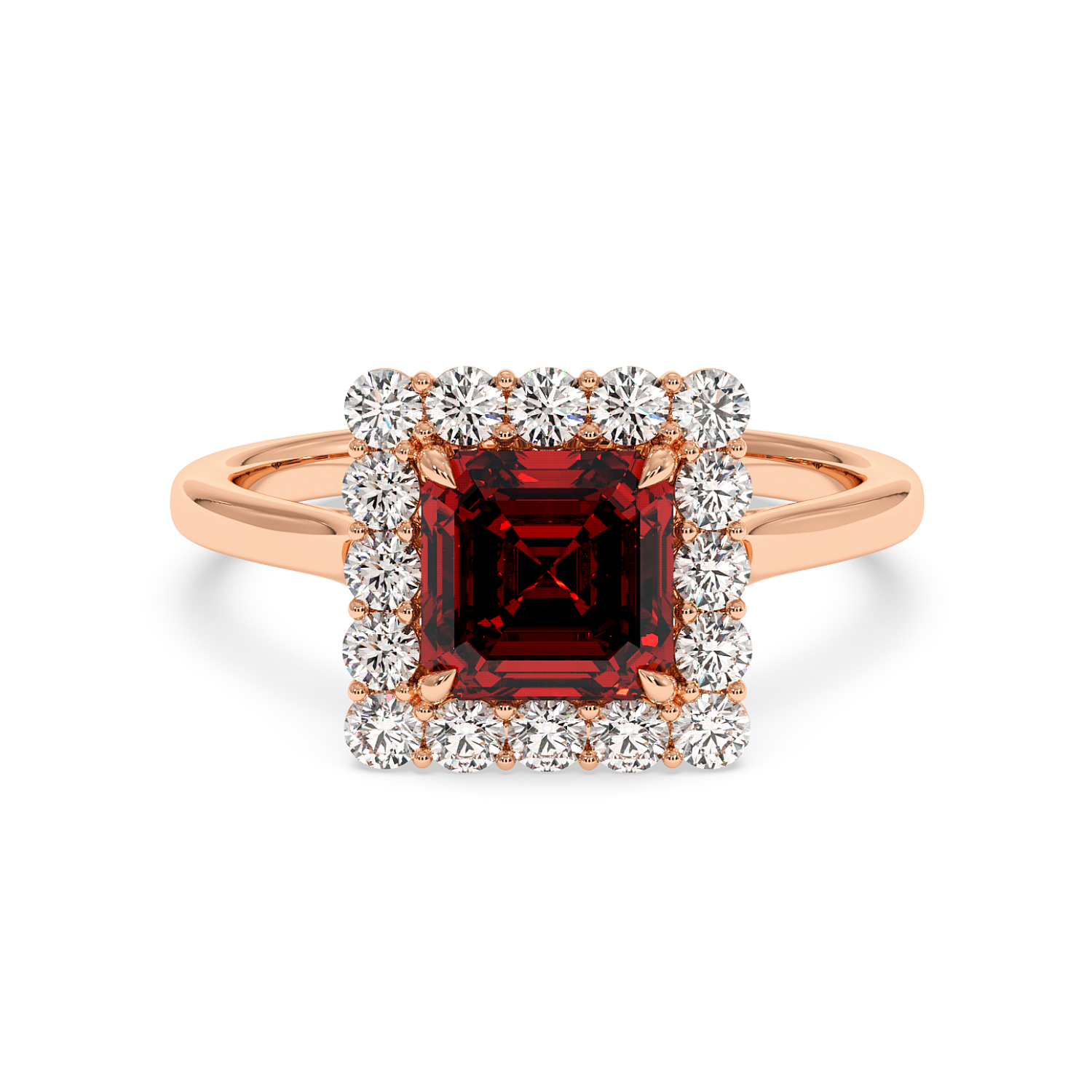 18K Rose Gold Matilda Engagement Ring