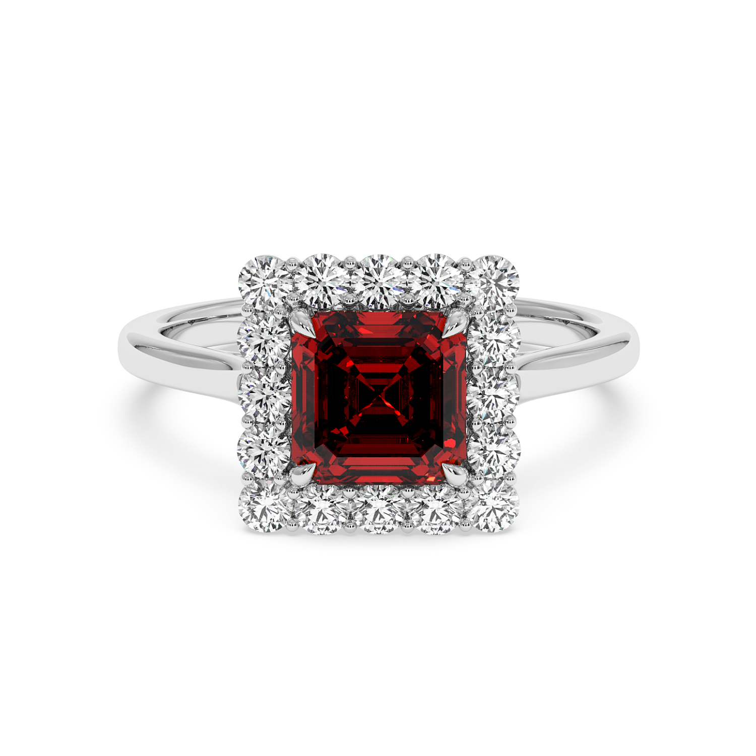 18K White Gold Matilda Engagement Ring