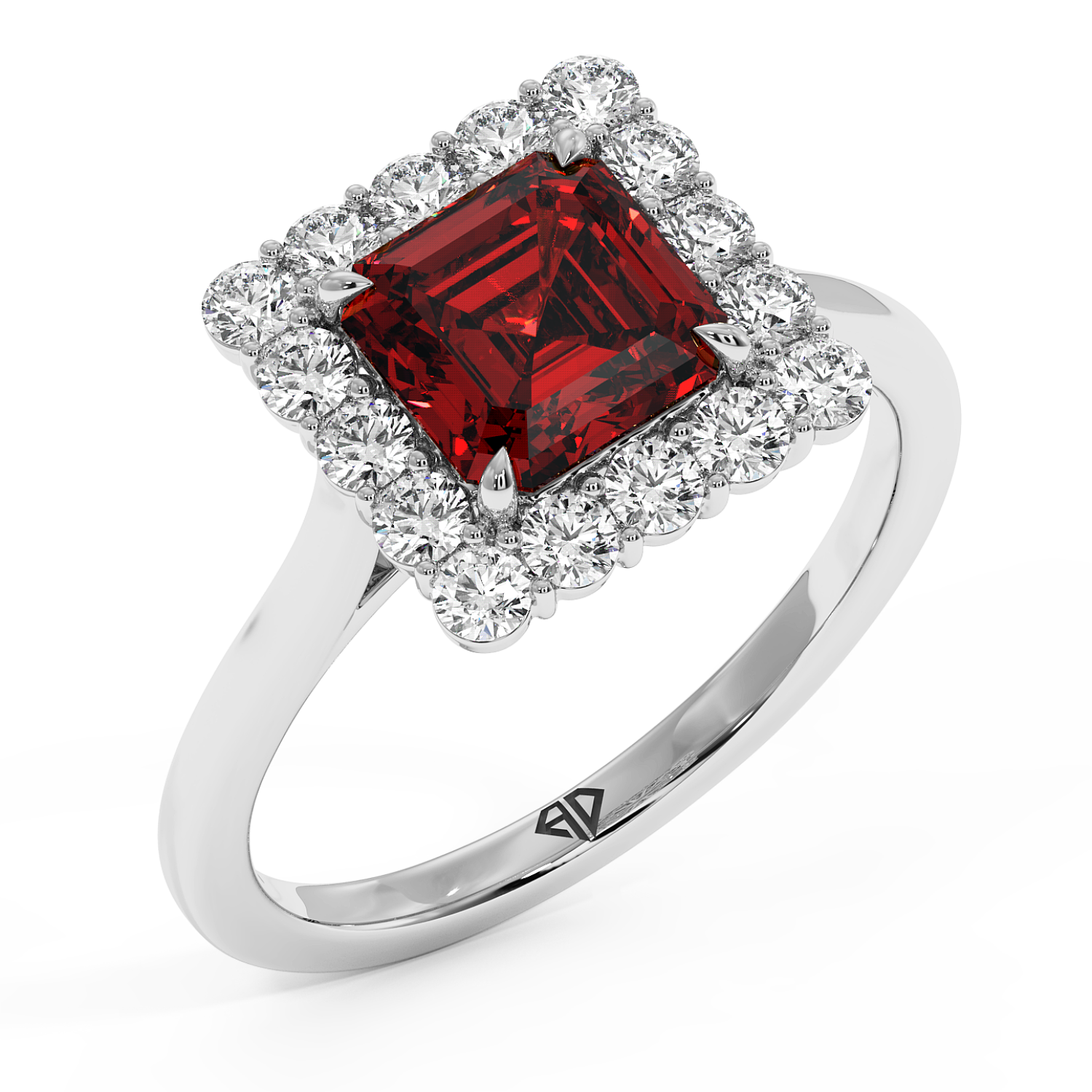 18K White Gold Matilda Engagement Ring