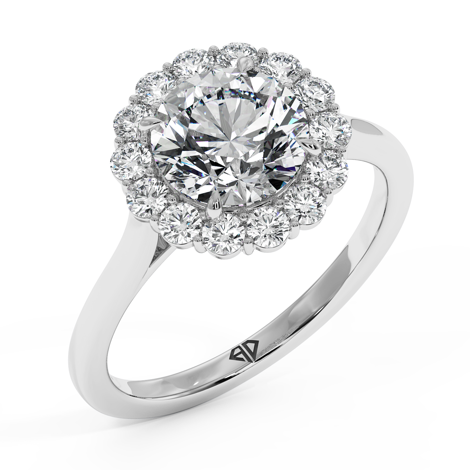 18K White Gold Matilda Engagement Ring
