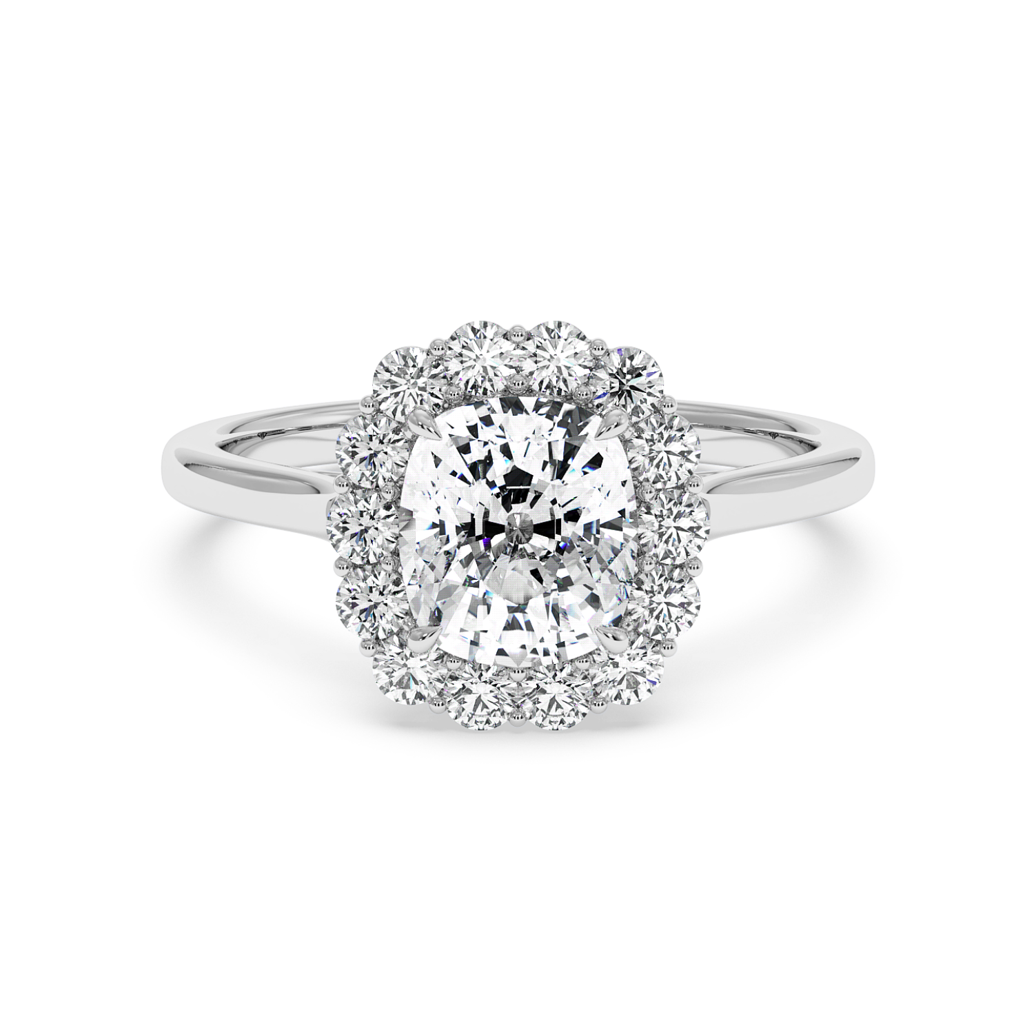 18K White Gold Matilda Engagement Ring