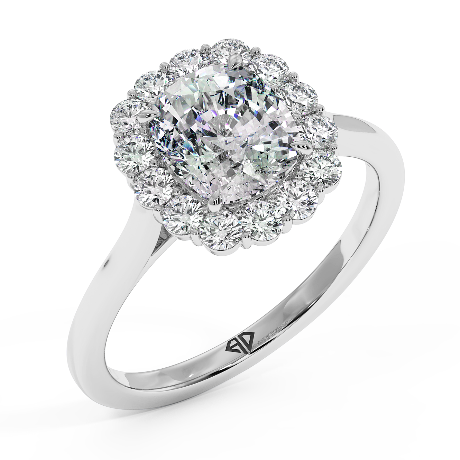 18K White Gold Matilda Engagement Ring
