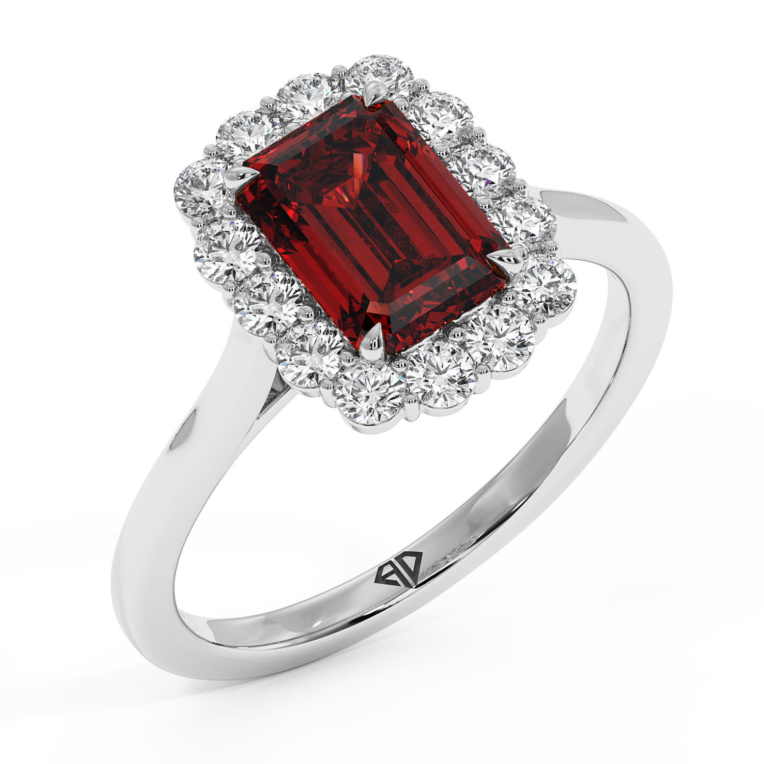 Platinum Matilda Engagement Ring