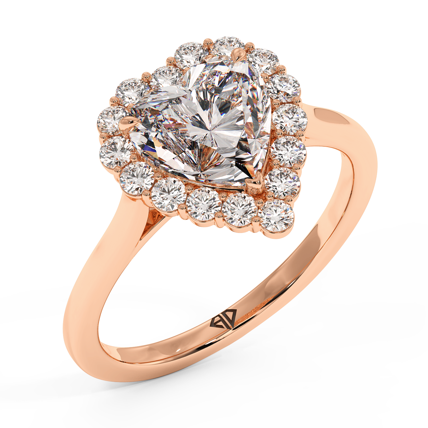 18K Rose Gold Matilda Engagement Ring