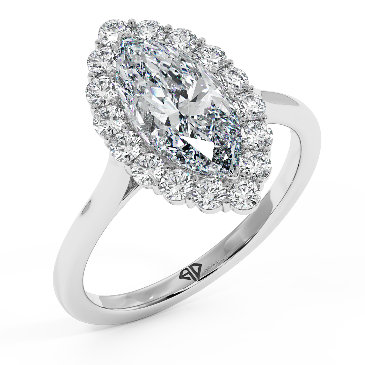 Platinum Matilda Engagement Ring