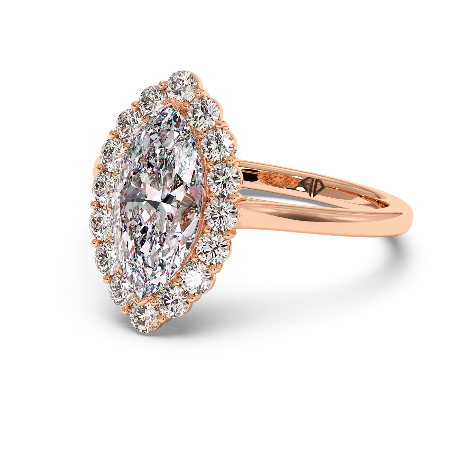 18K Rose Gold Matilda Engagement Ring
