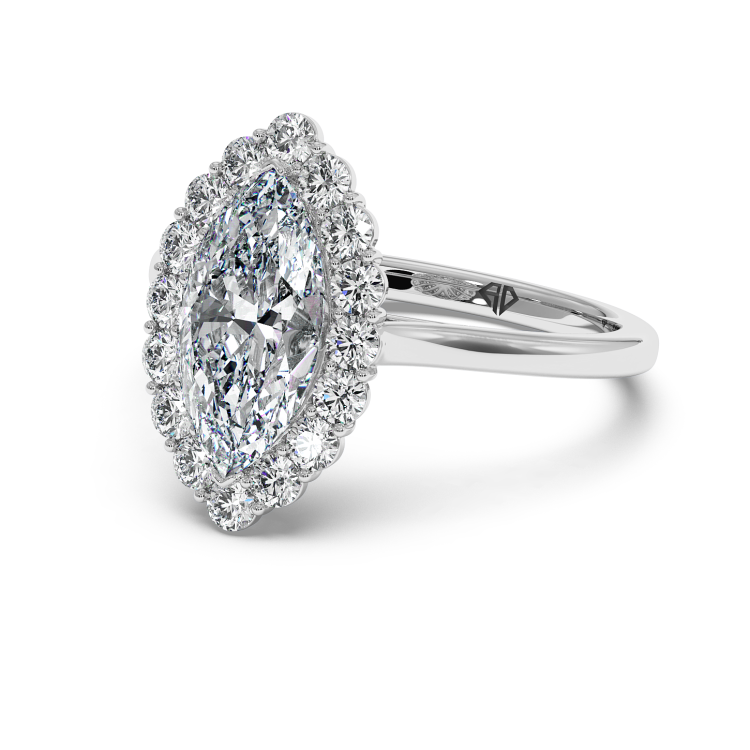 Platinum Matilda Engagement Ring