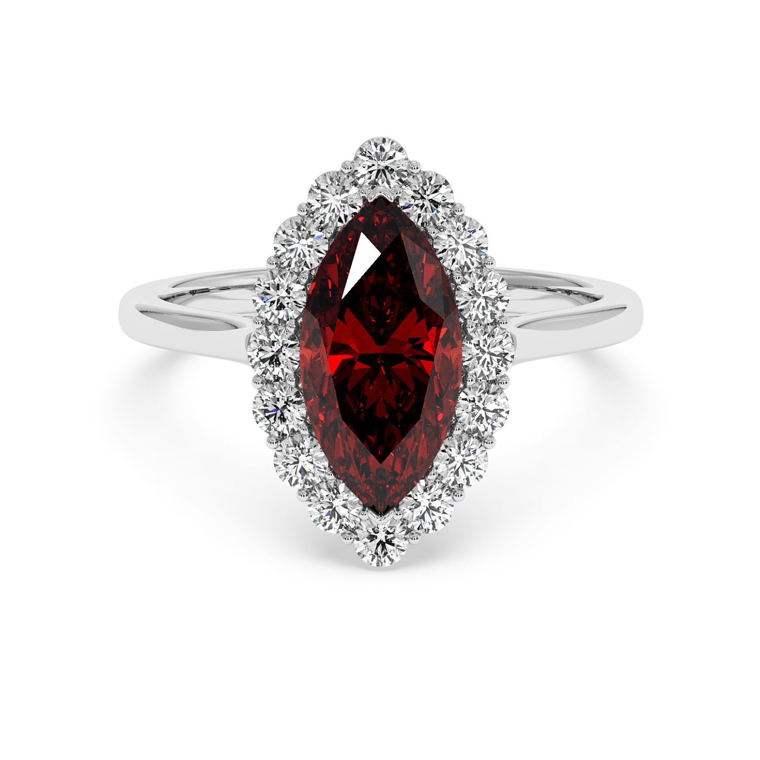 Platinum Matilda Engagement Ring