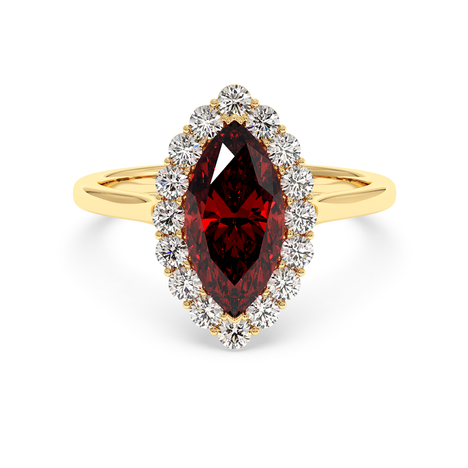 18K Yellow Gold Matilda Engagement Ring