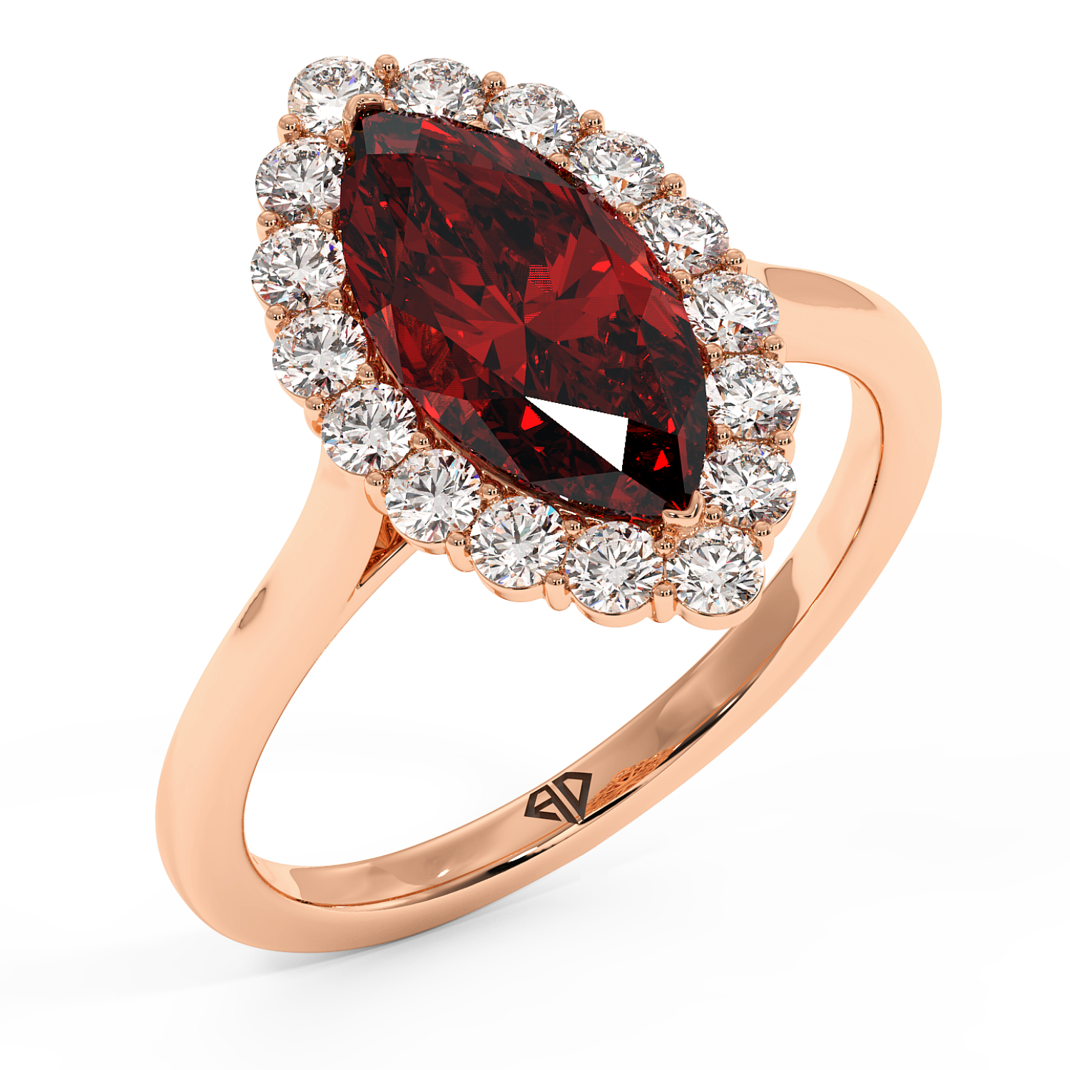 18K Rose Gold Matilda Engagement Ring
