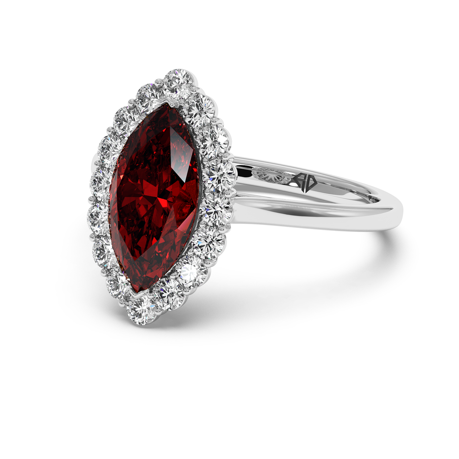 Platinum Matilda Engagement Ring