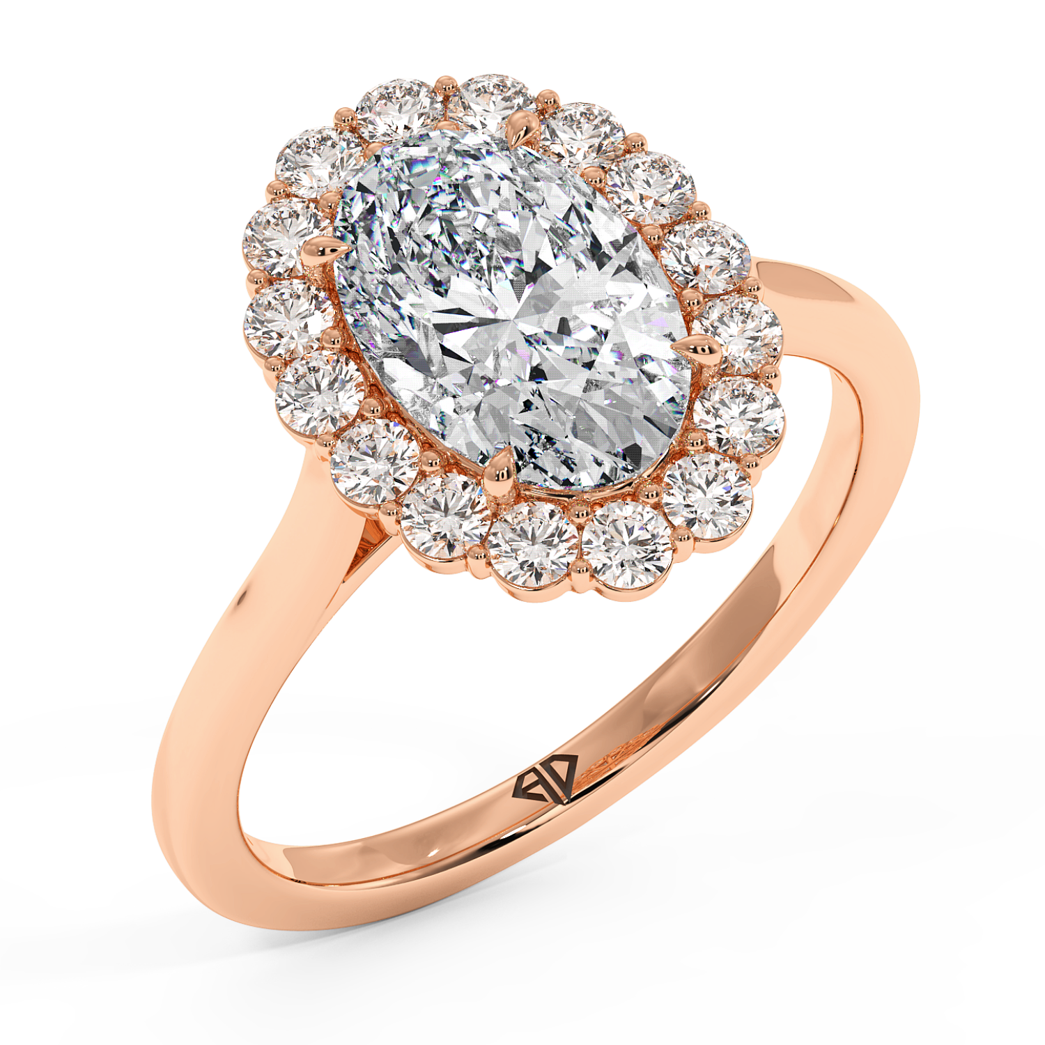 18K Rose Gold Matilda Engagement Ring